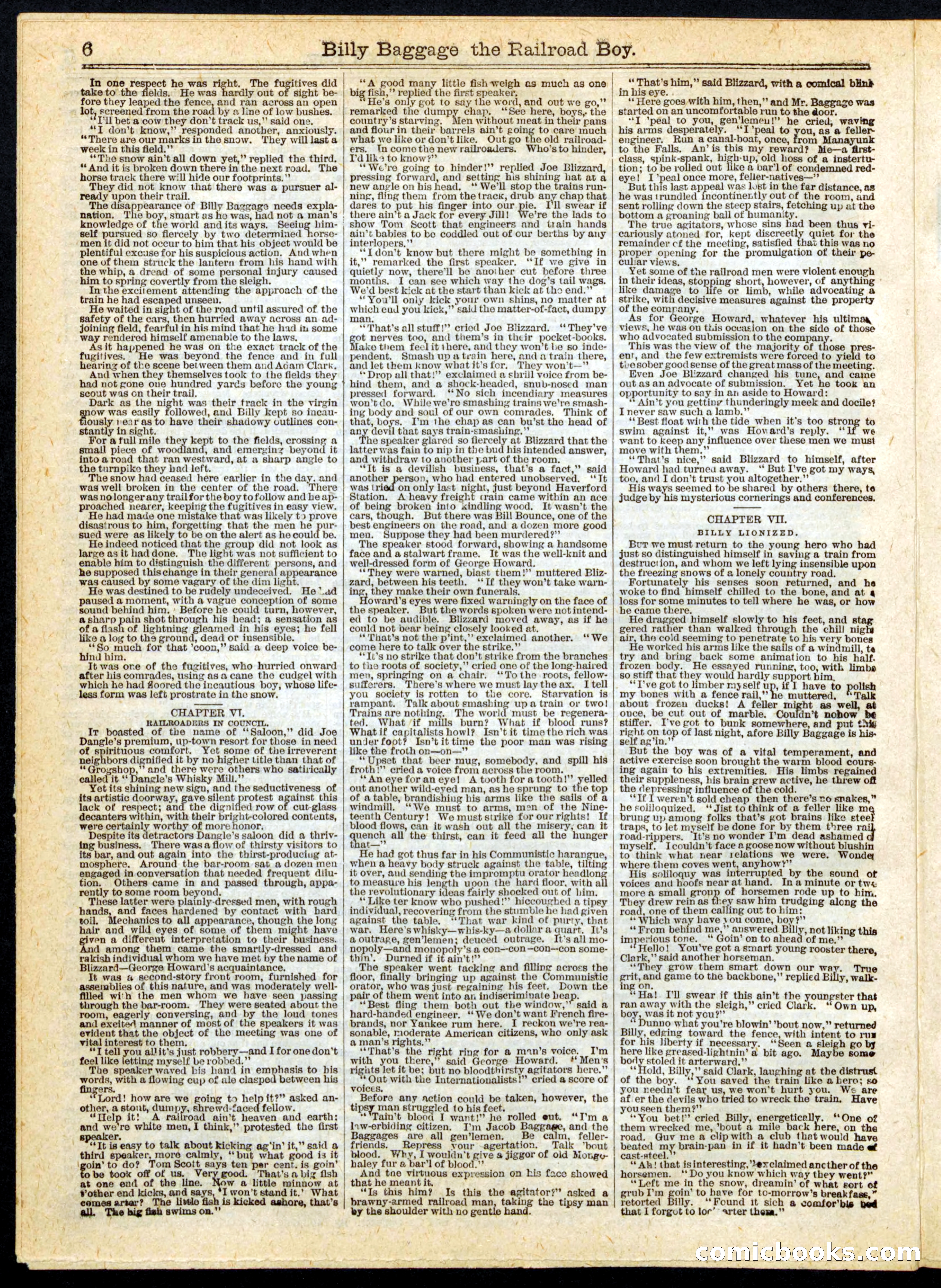 Beadle's Half Dime Library No. 165 — page 6 of 24