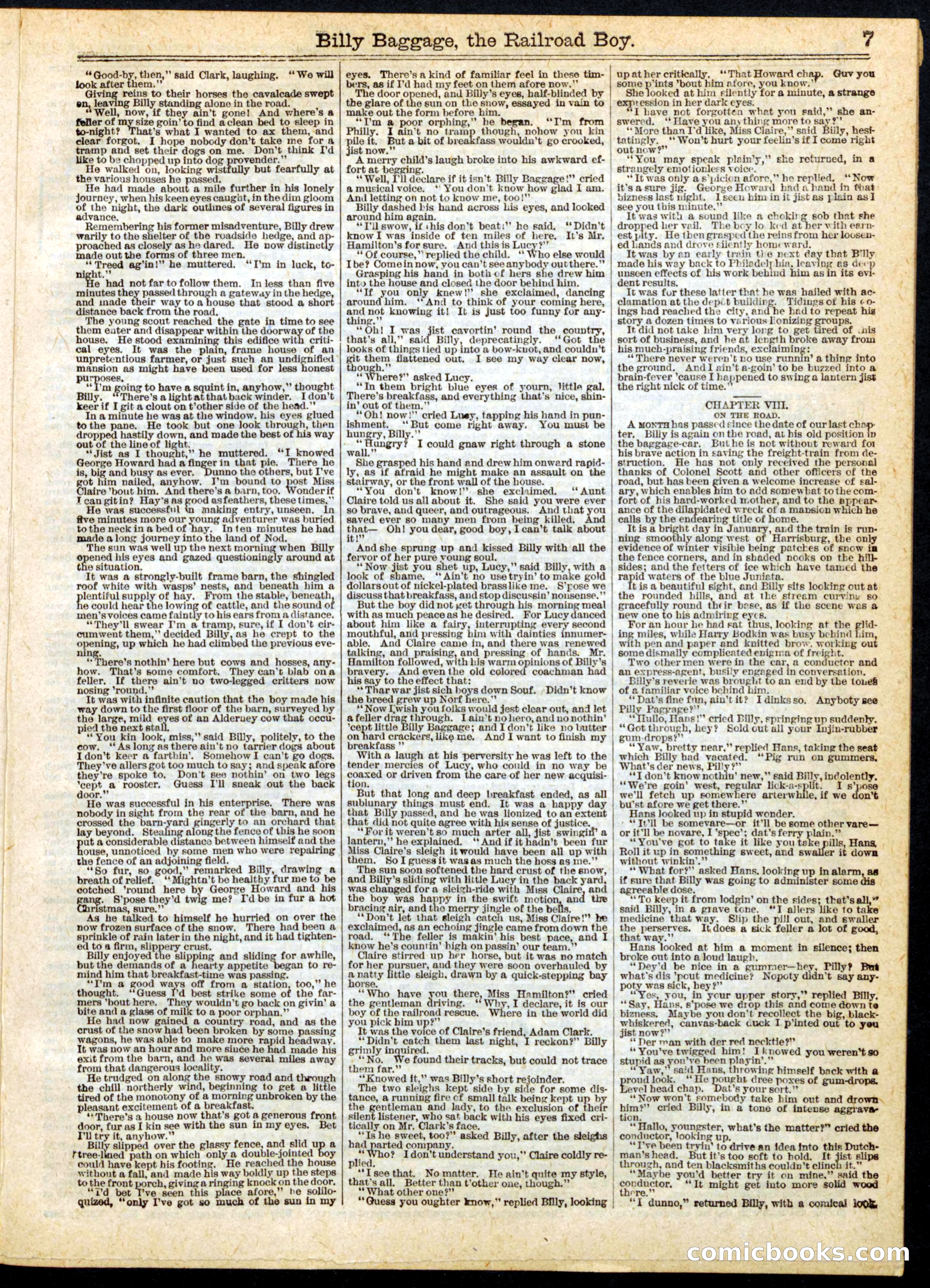 Beadle's Half Dime Library No. 165 — page 7 of 24