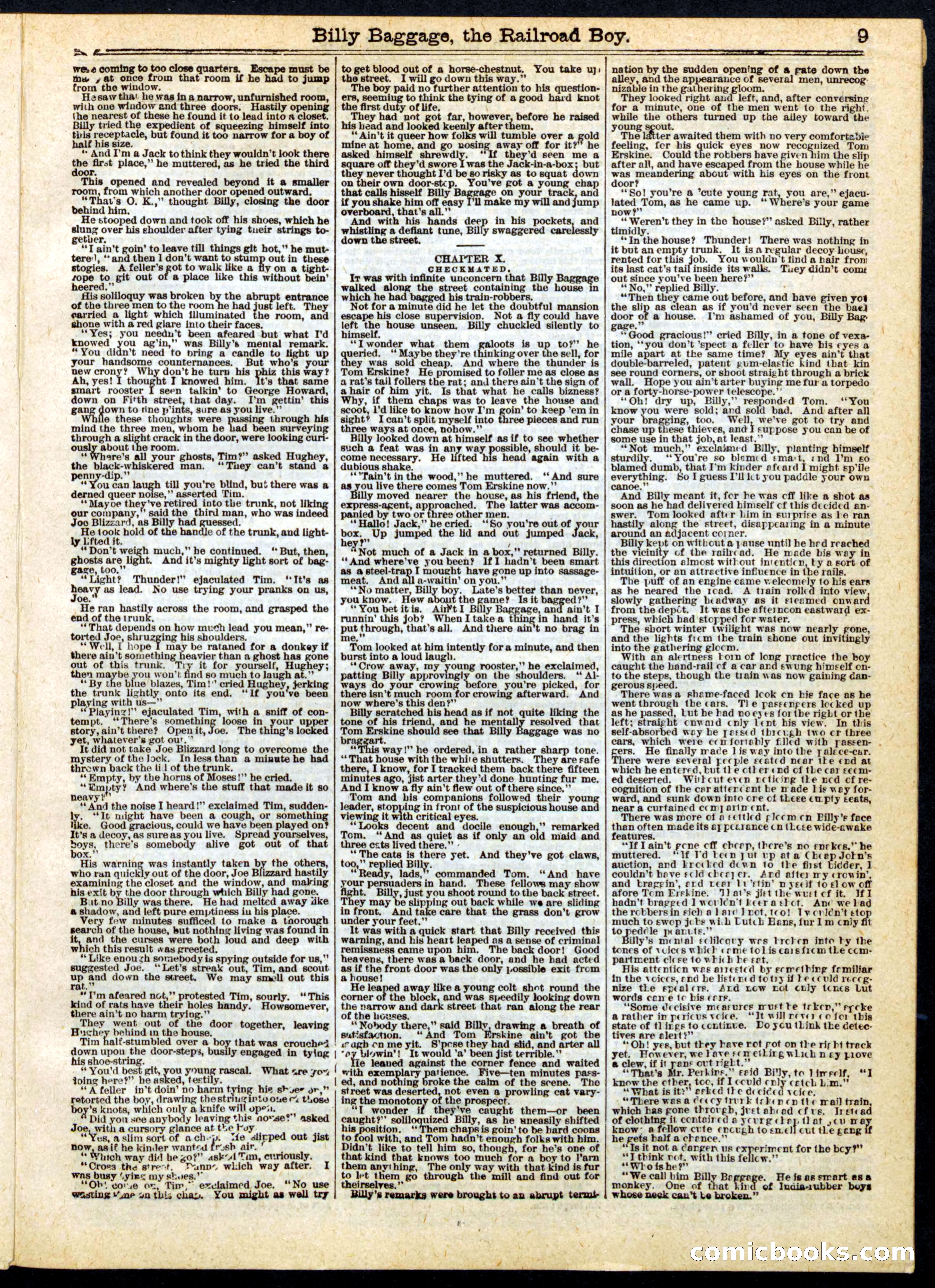 Beadle's Half Dime Library No. 165 — page 9 of 24