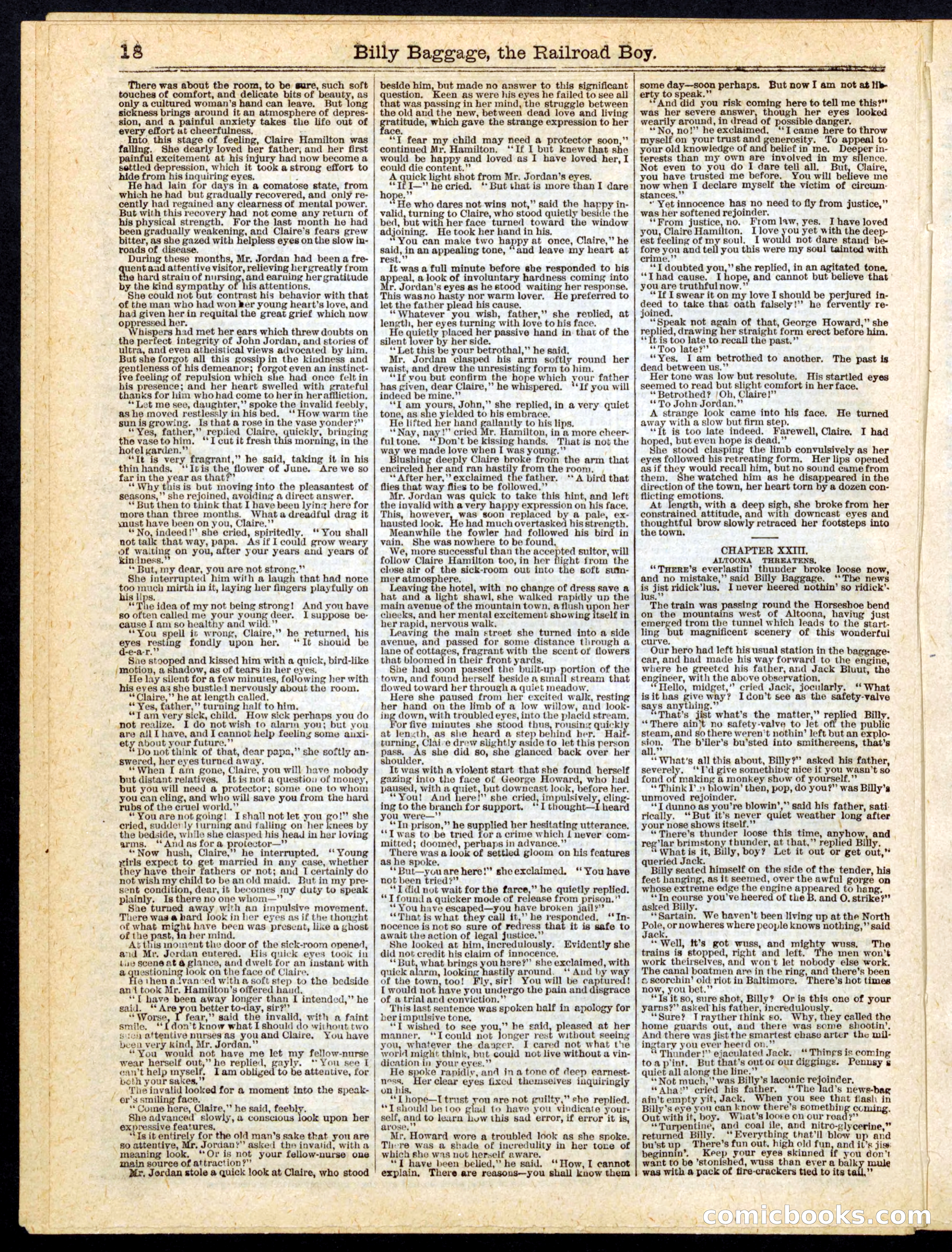Beadle's Half Dime Library No. 165 — page 18 of 24