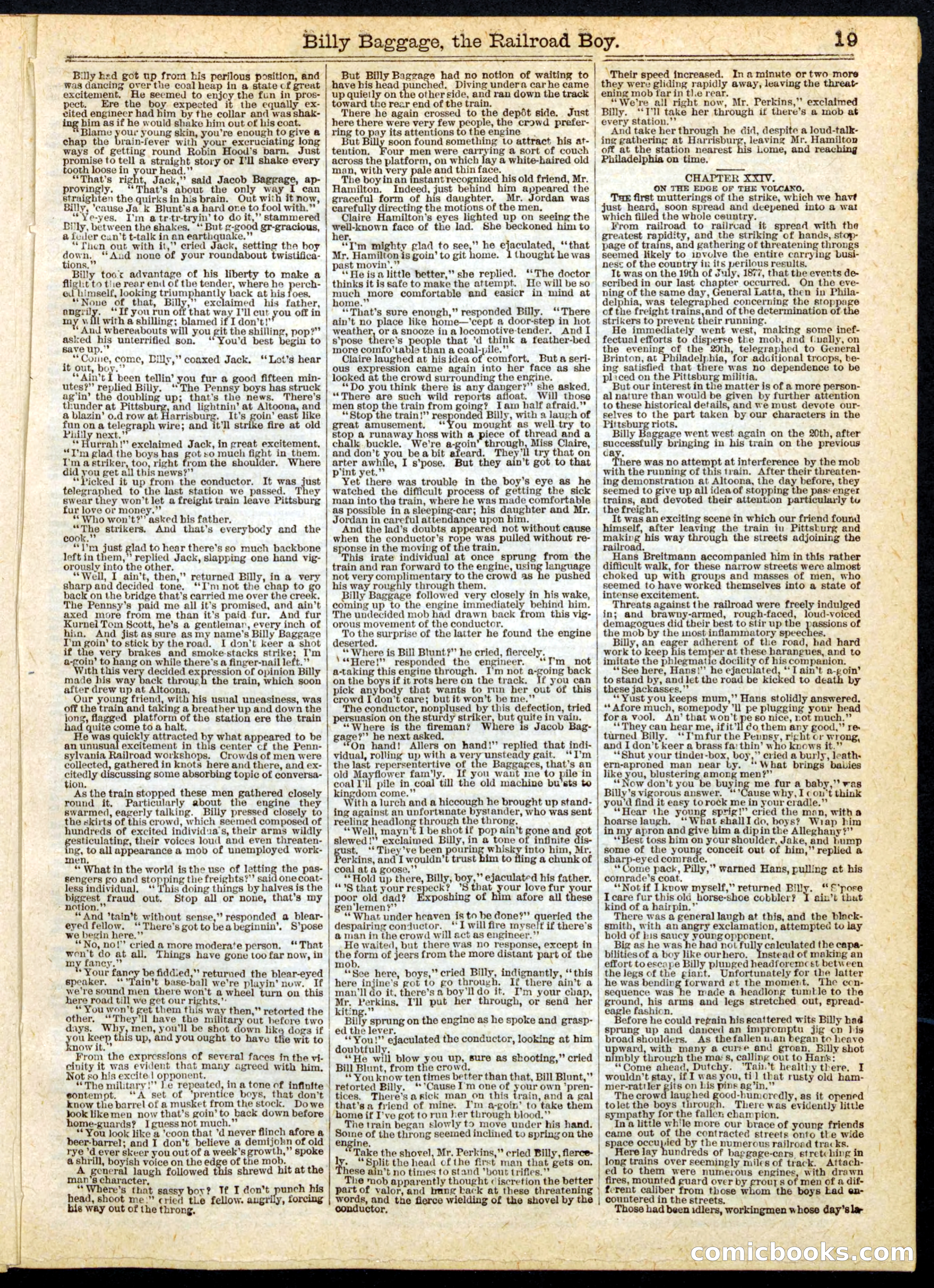 Beadle's Half Dime Library No. 165 — page 19 of 24