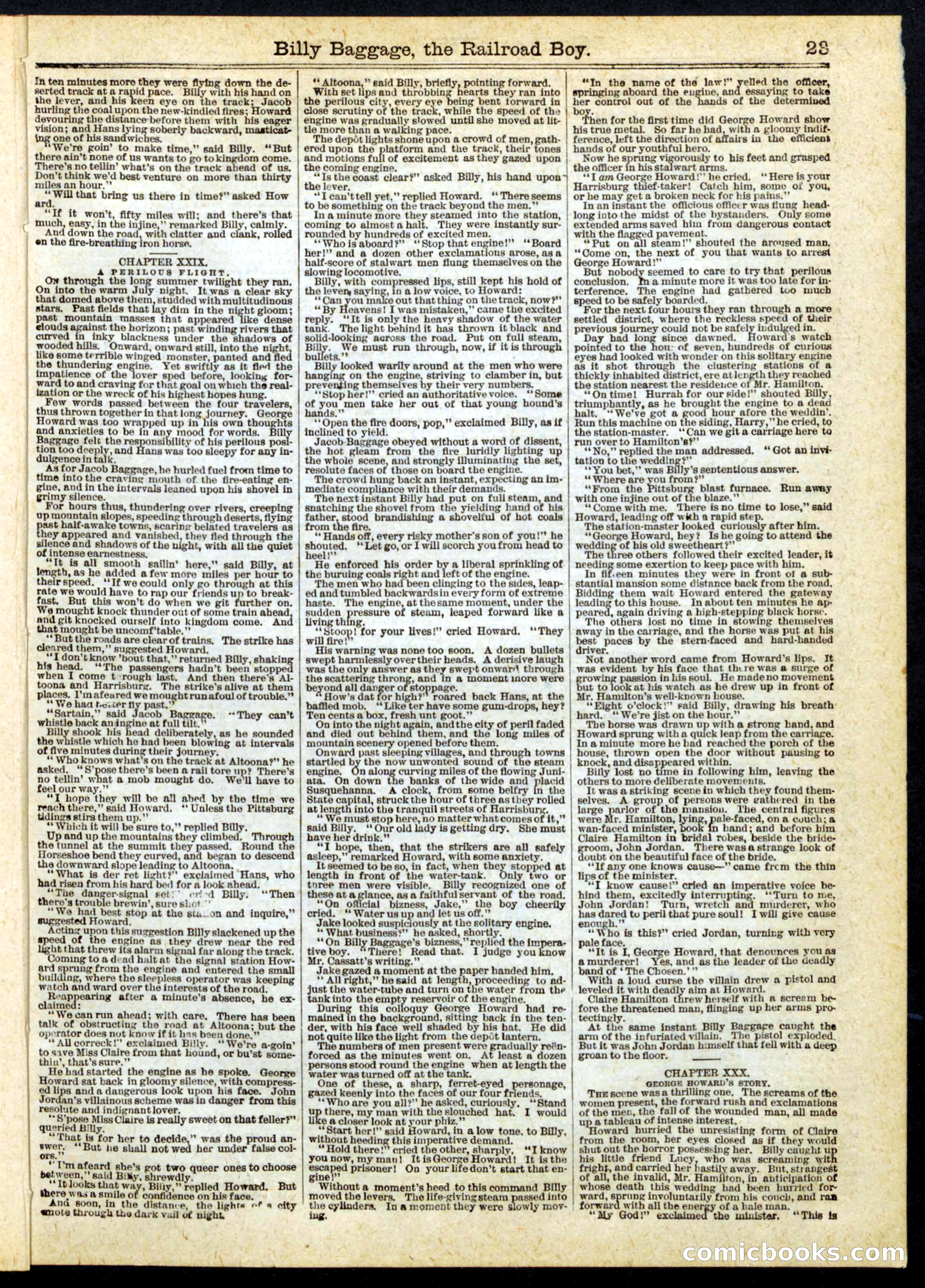 Beadle's Half Dime Library No. 165 — page 23 of 24