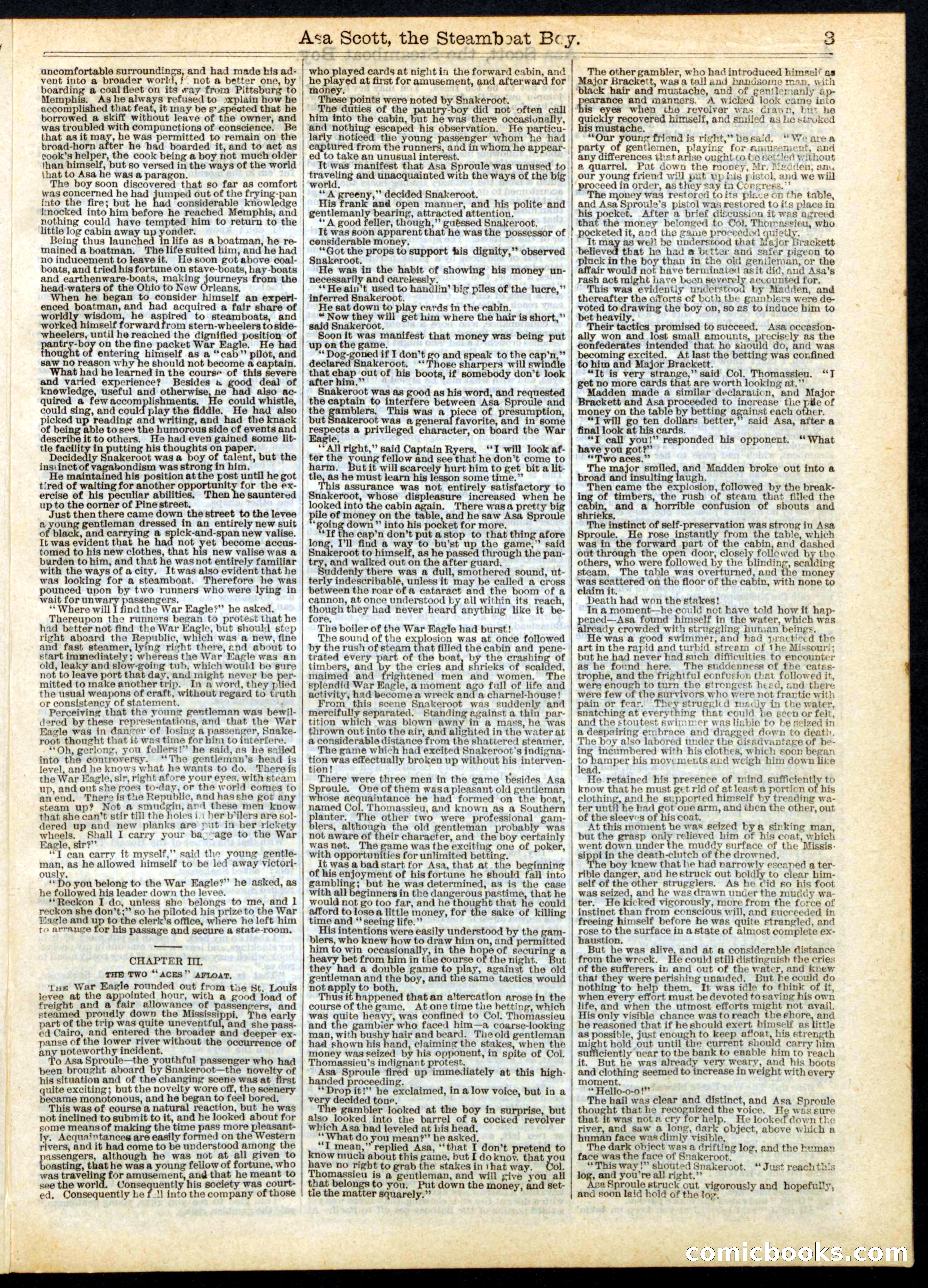 Beadle's Half Dime Library No. 167 — page 3 of 20