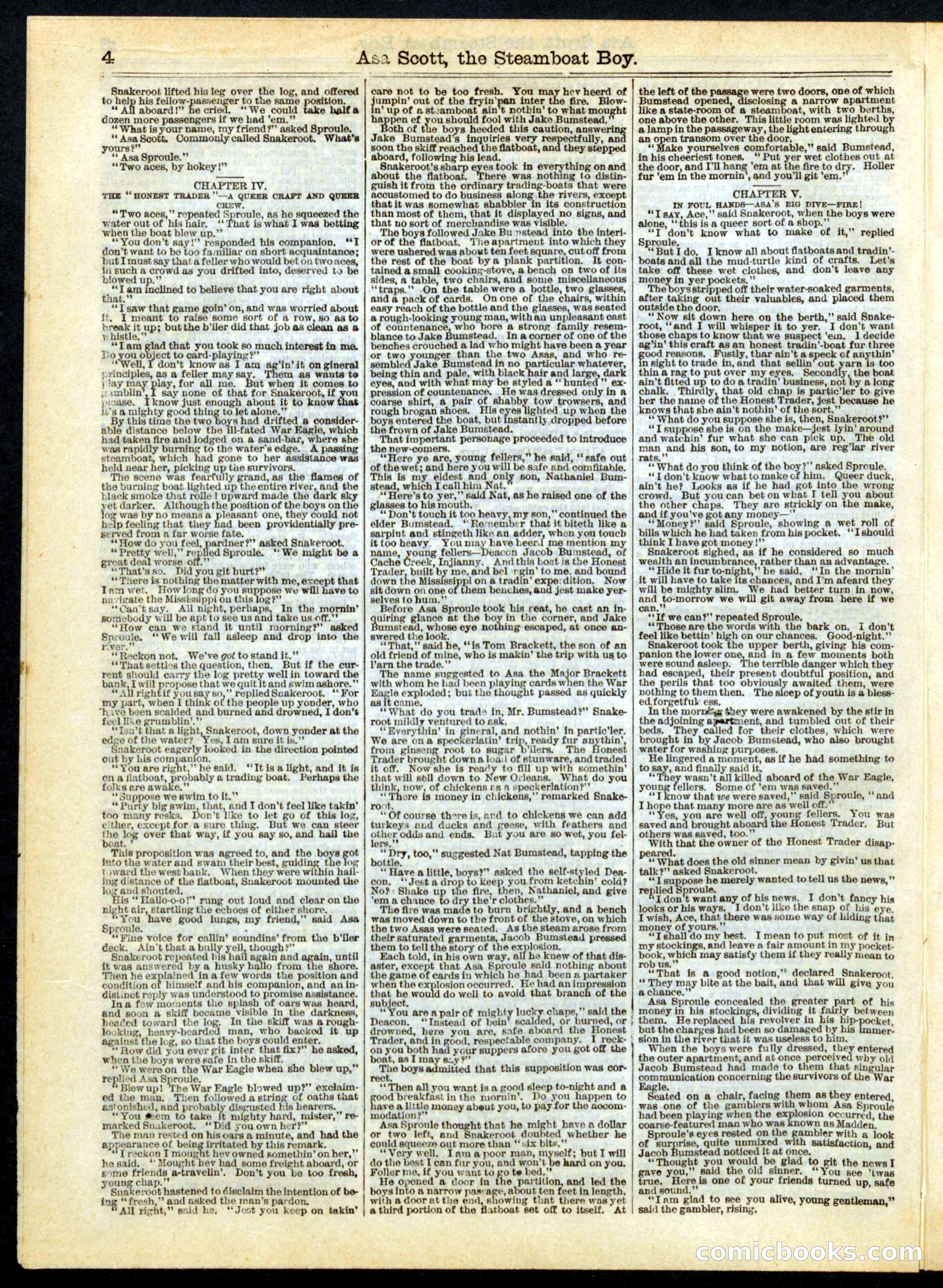 Beadle's Half Dime Library No. 167 — page 4 of 20
