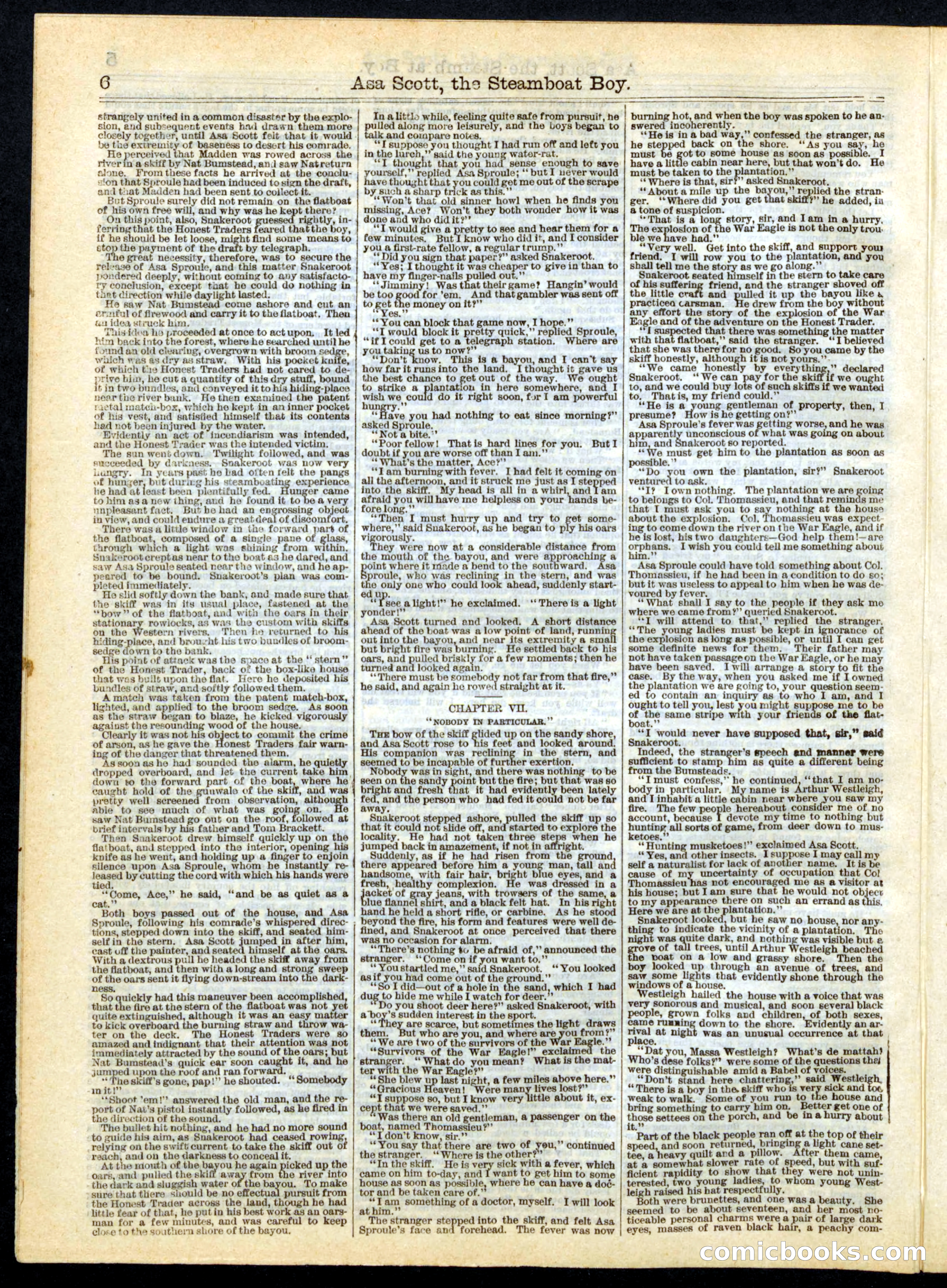 Beadle's Half Dime Library No. 167 — page 6 of 20