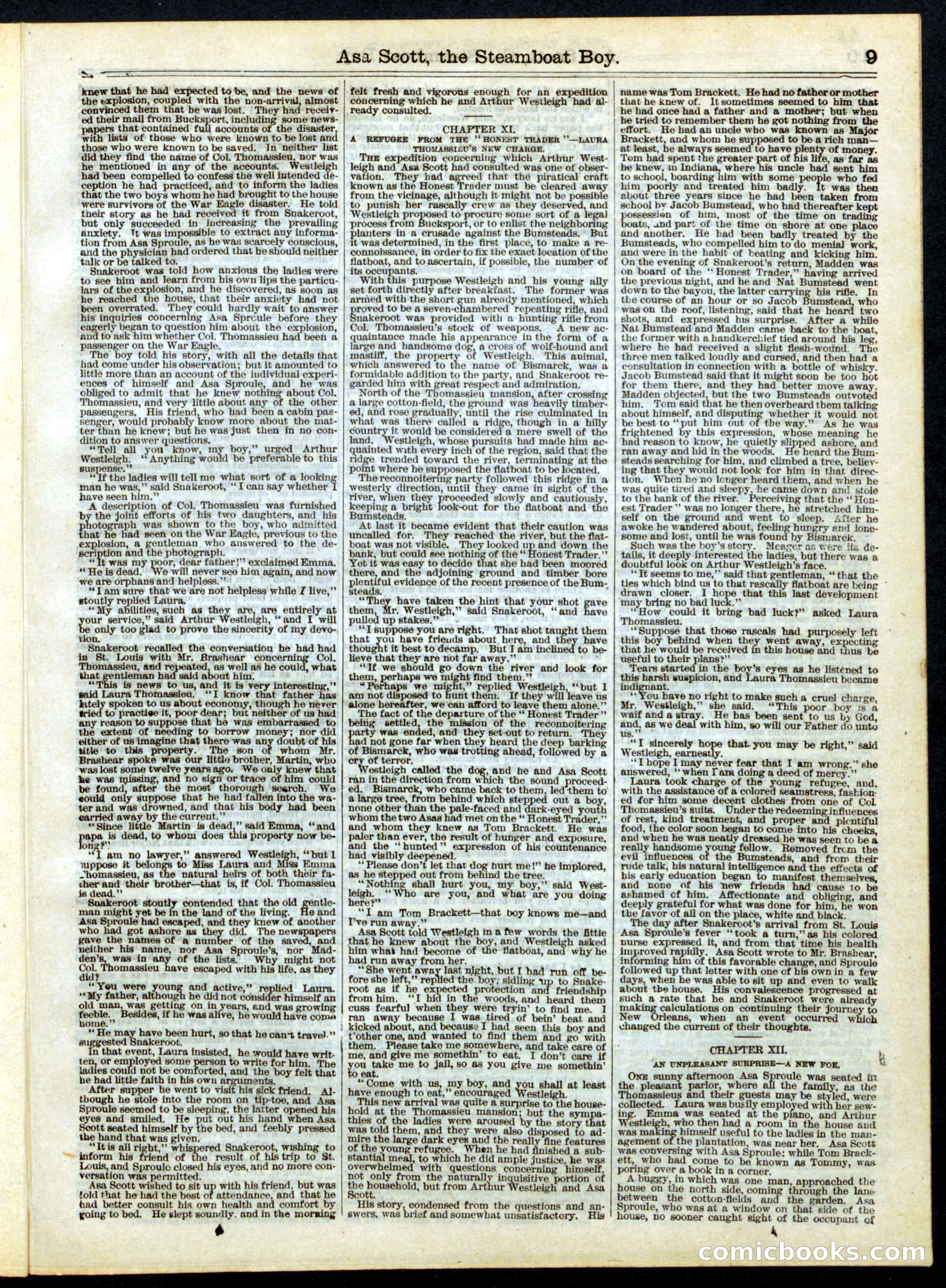 Beadle's Half Dime Library No. 167 — page 9 of 20