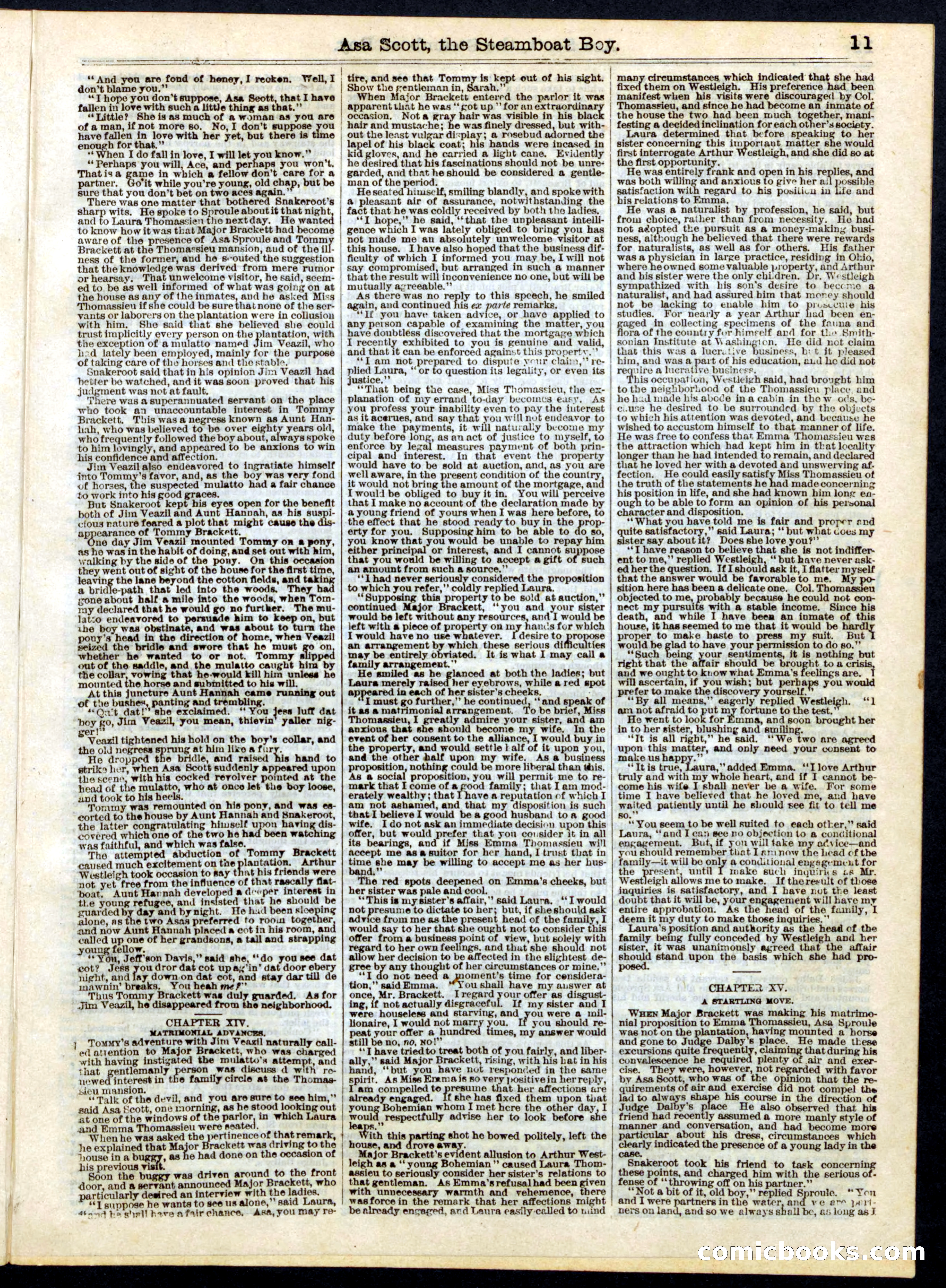 Beadle's Half Dime Library No. 167 — page 11 of 20