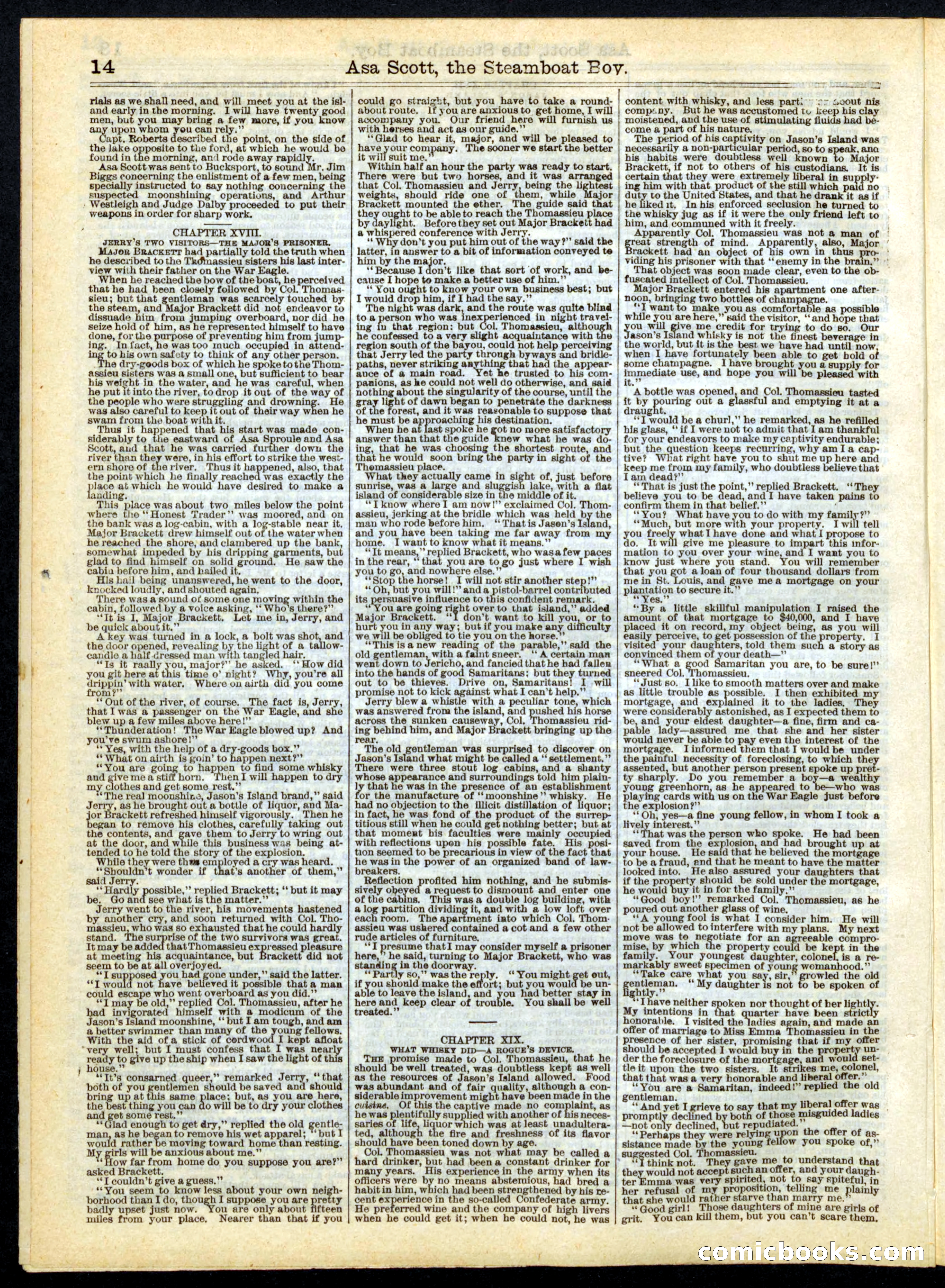 Beadle's Half Dime Library No. 167 — page 14 of 20