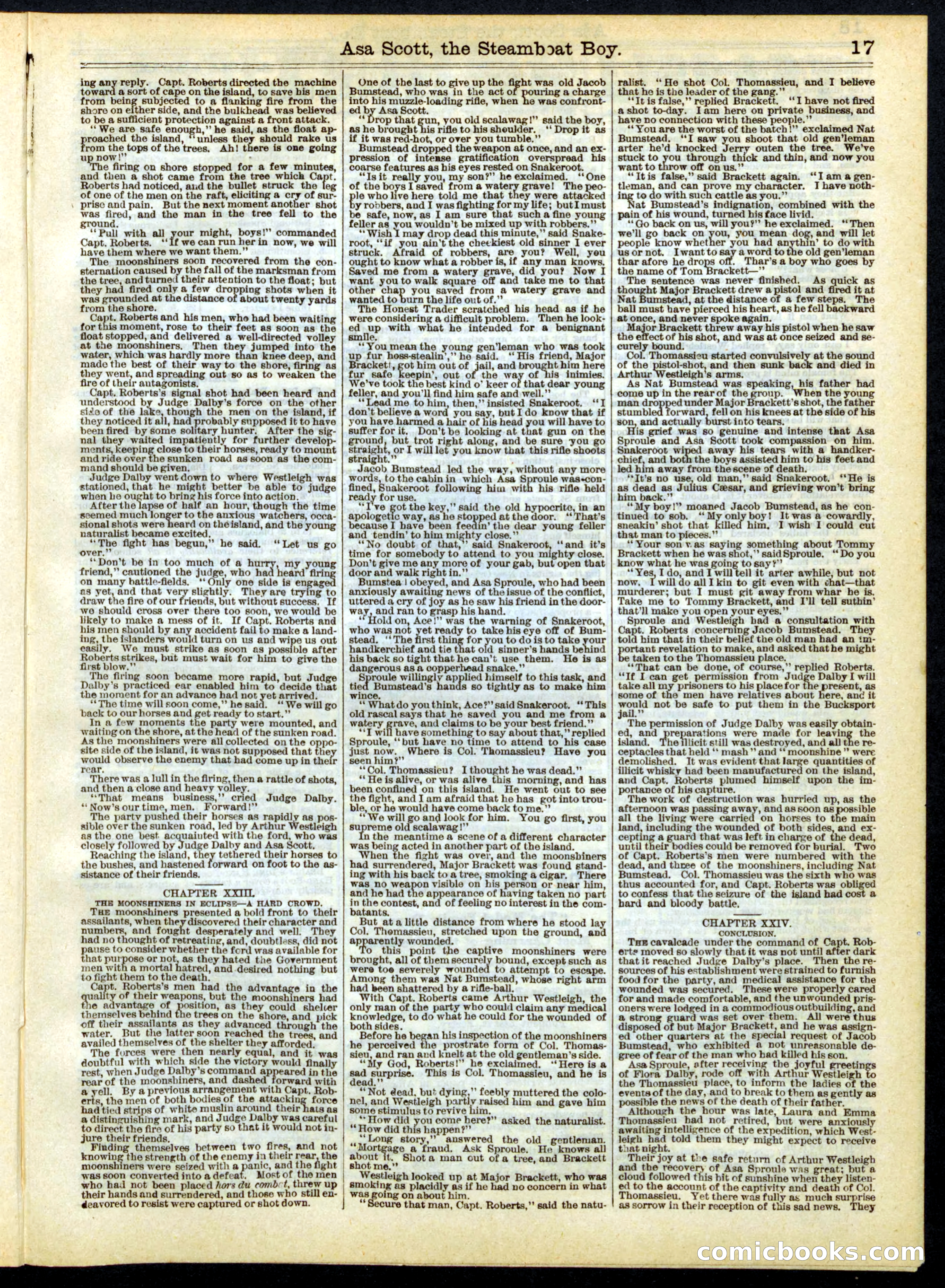 Beadle's Half Dime Library No. 167 — page 17 of 20