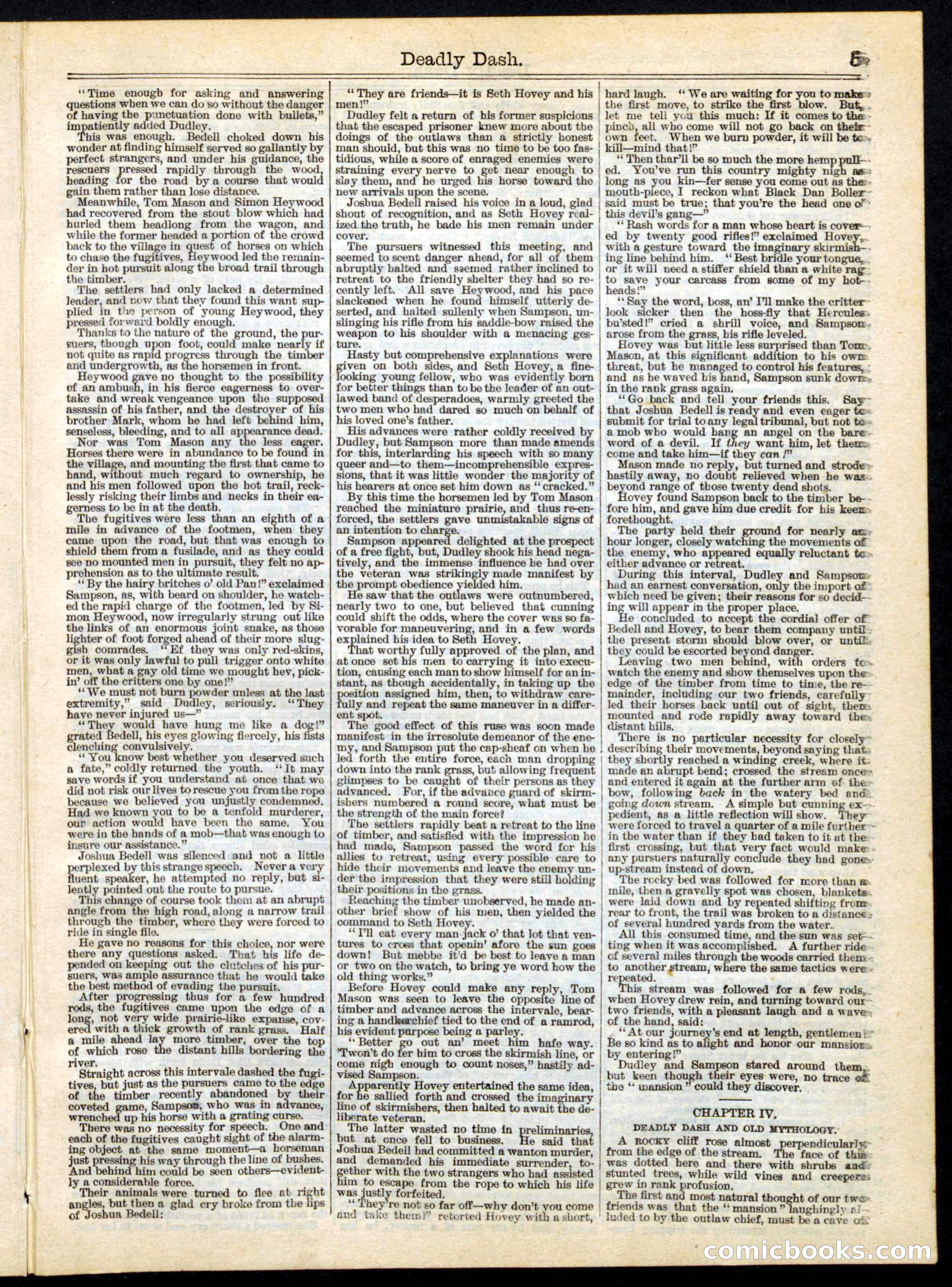 Beadle's Half Dime Library No. 168 — page 5 of 16