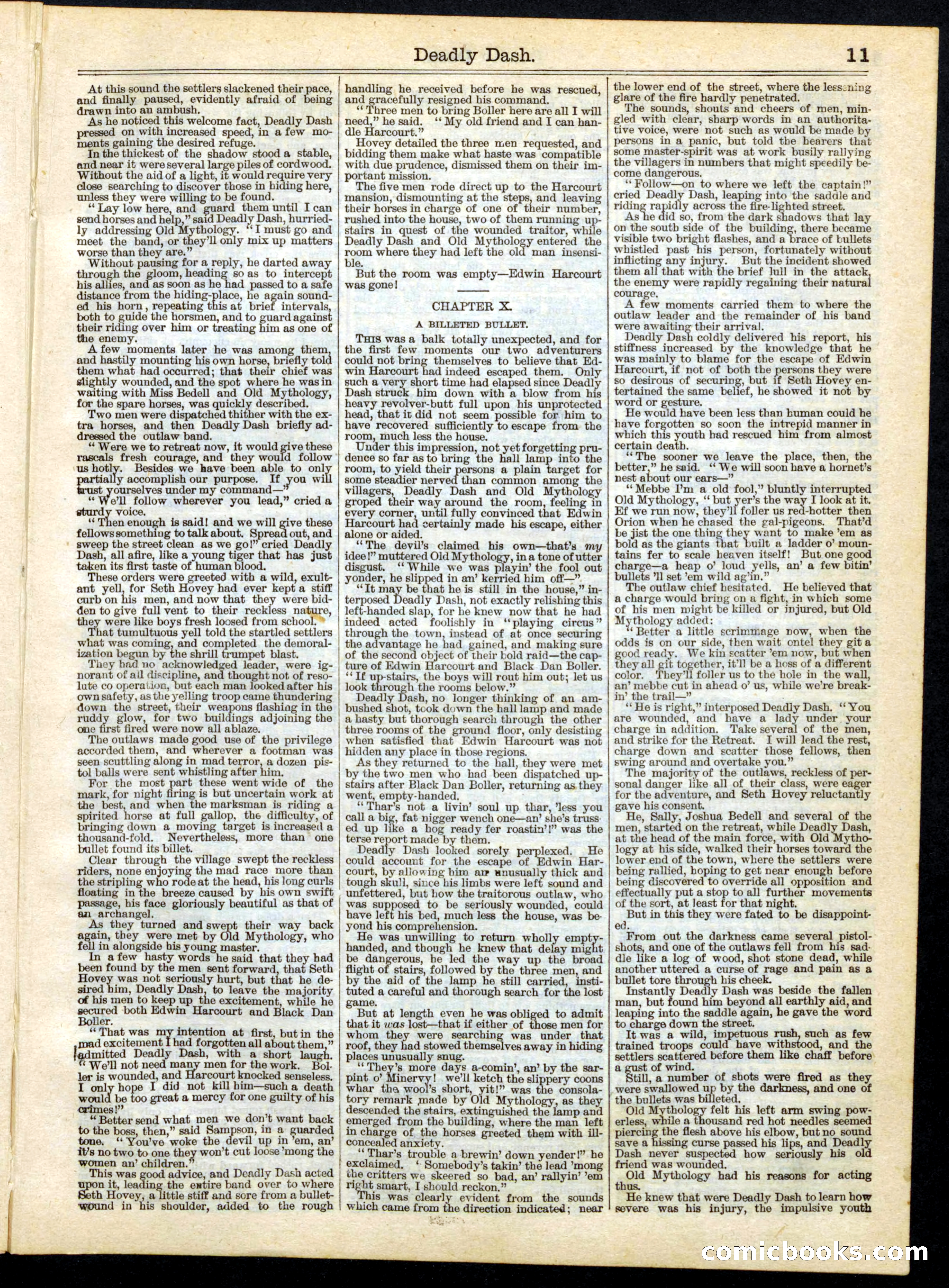 Beadle's Half Dime Library No. 168 — page 11 of 16