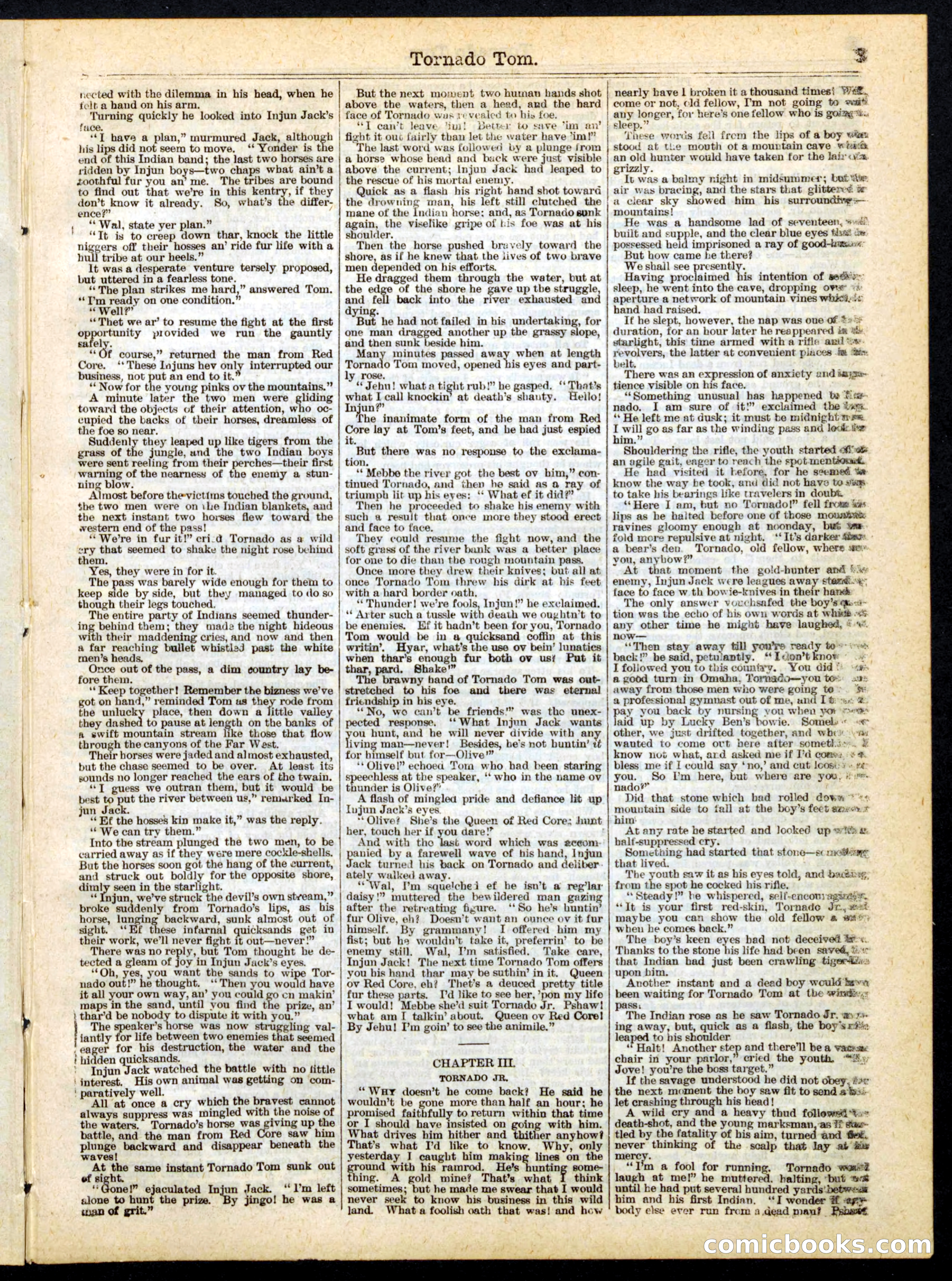 Beadle's Half Dime Library, No. 169 — page 3 of 16