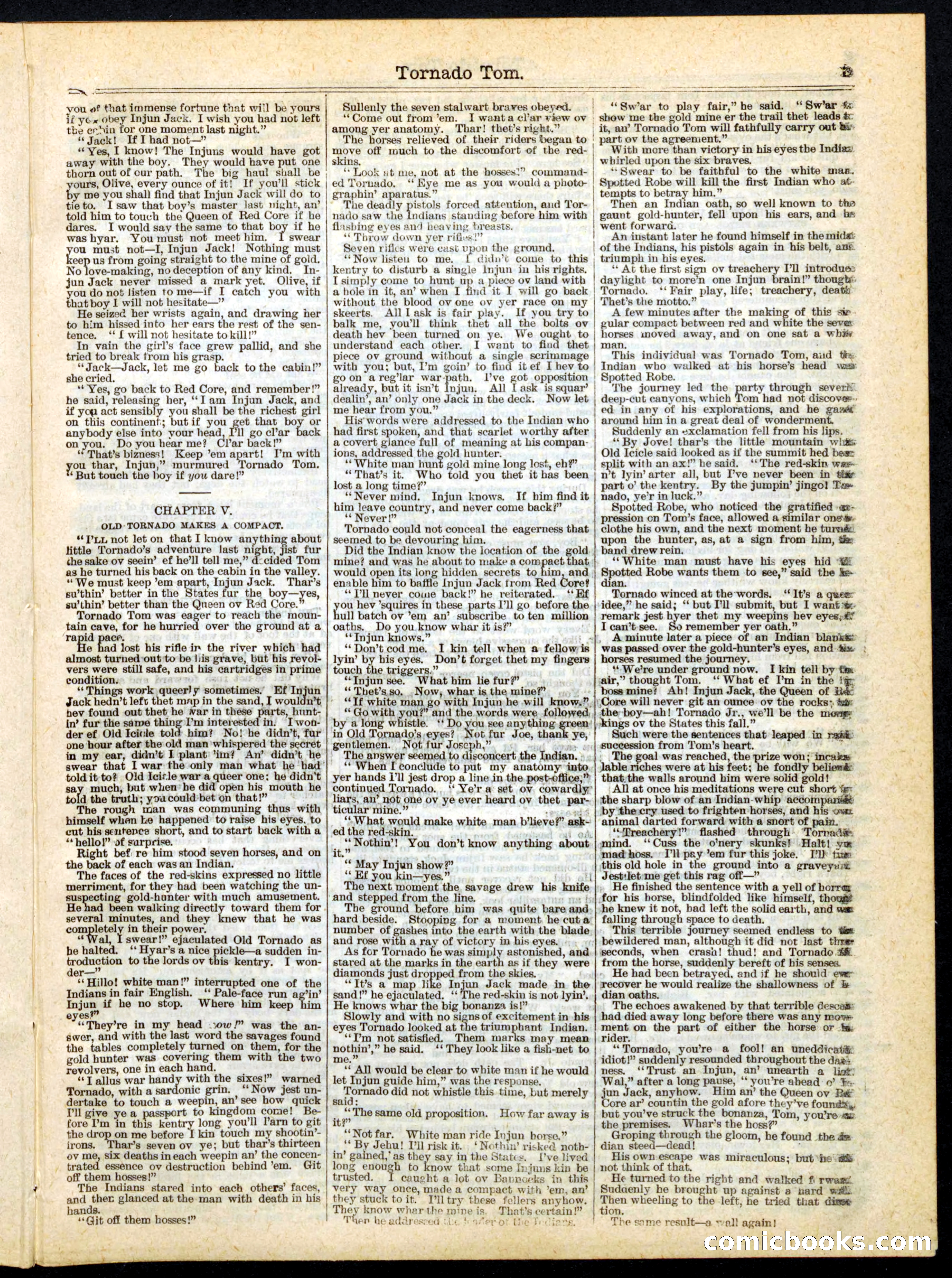 Beadle's Half Dime Library, No. 169 — page 5 of 16
