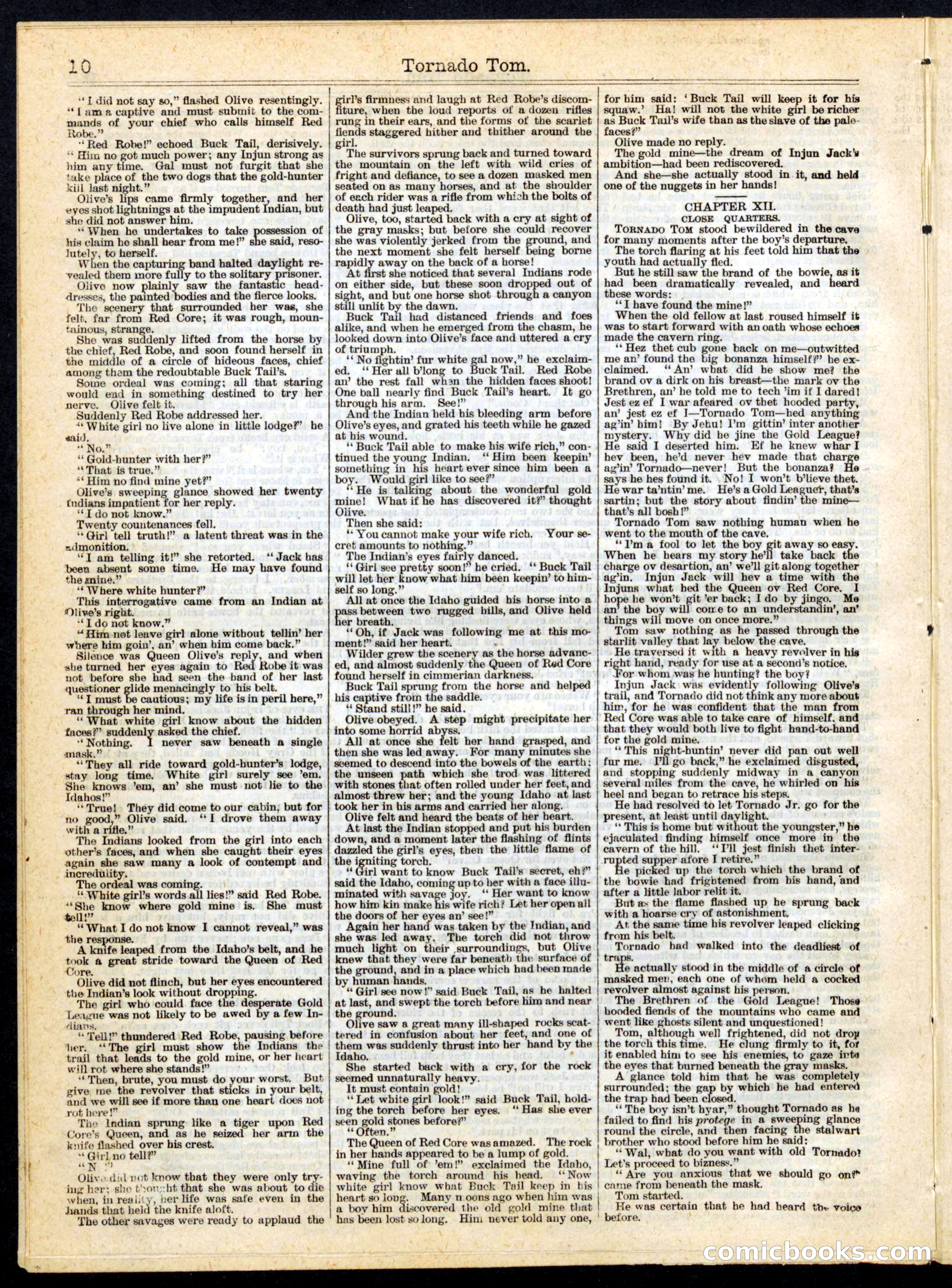 Beadle's Half Dime Library, No. 169 — page 10 of 16