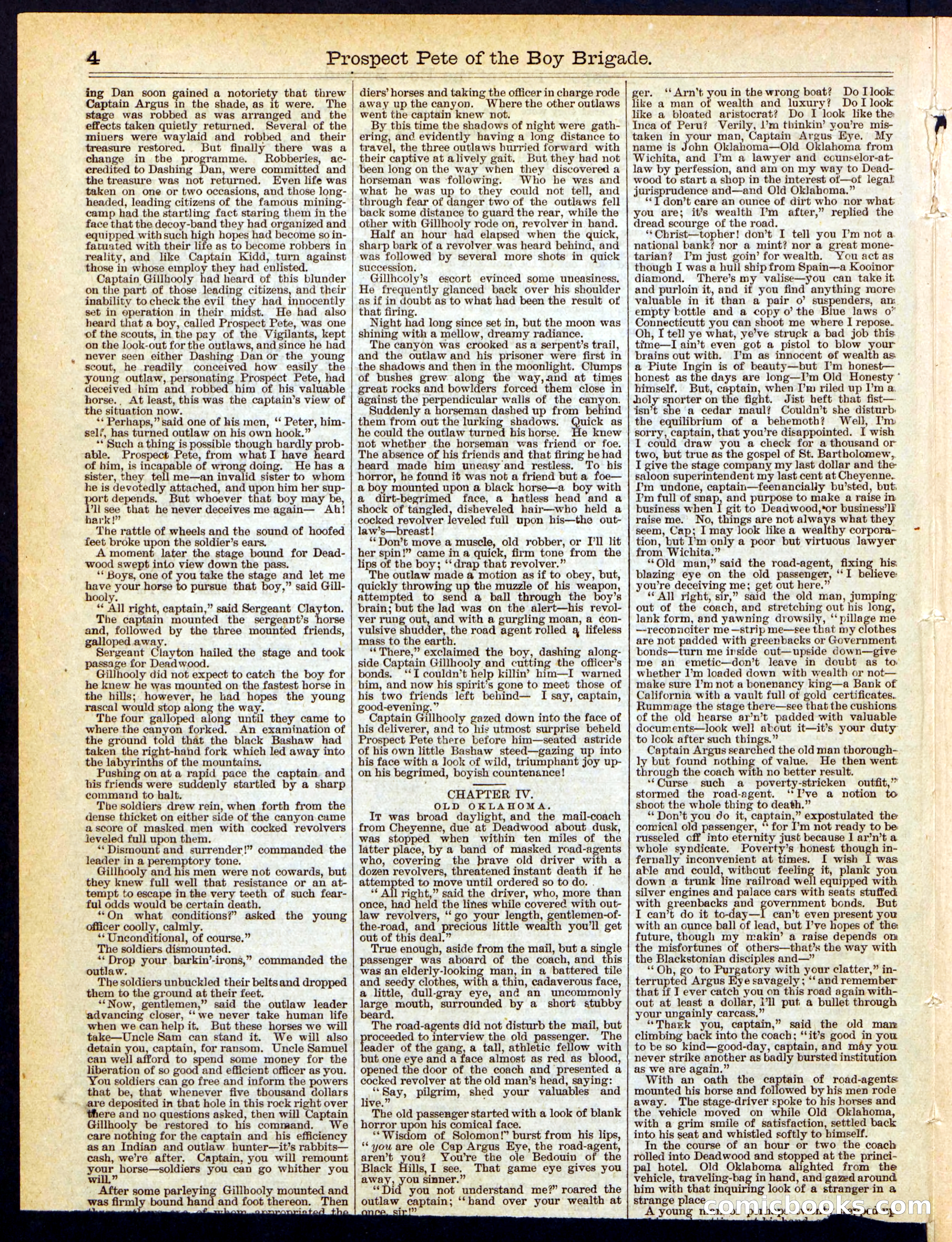 Beadle's Half Dime Library No. 202 — page 4 of 16
