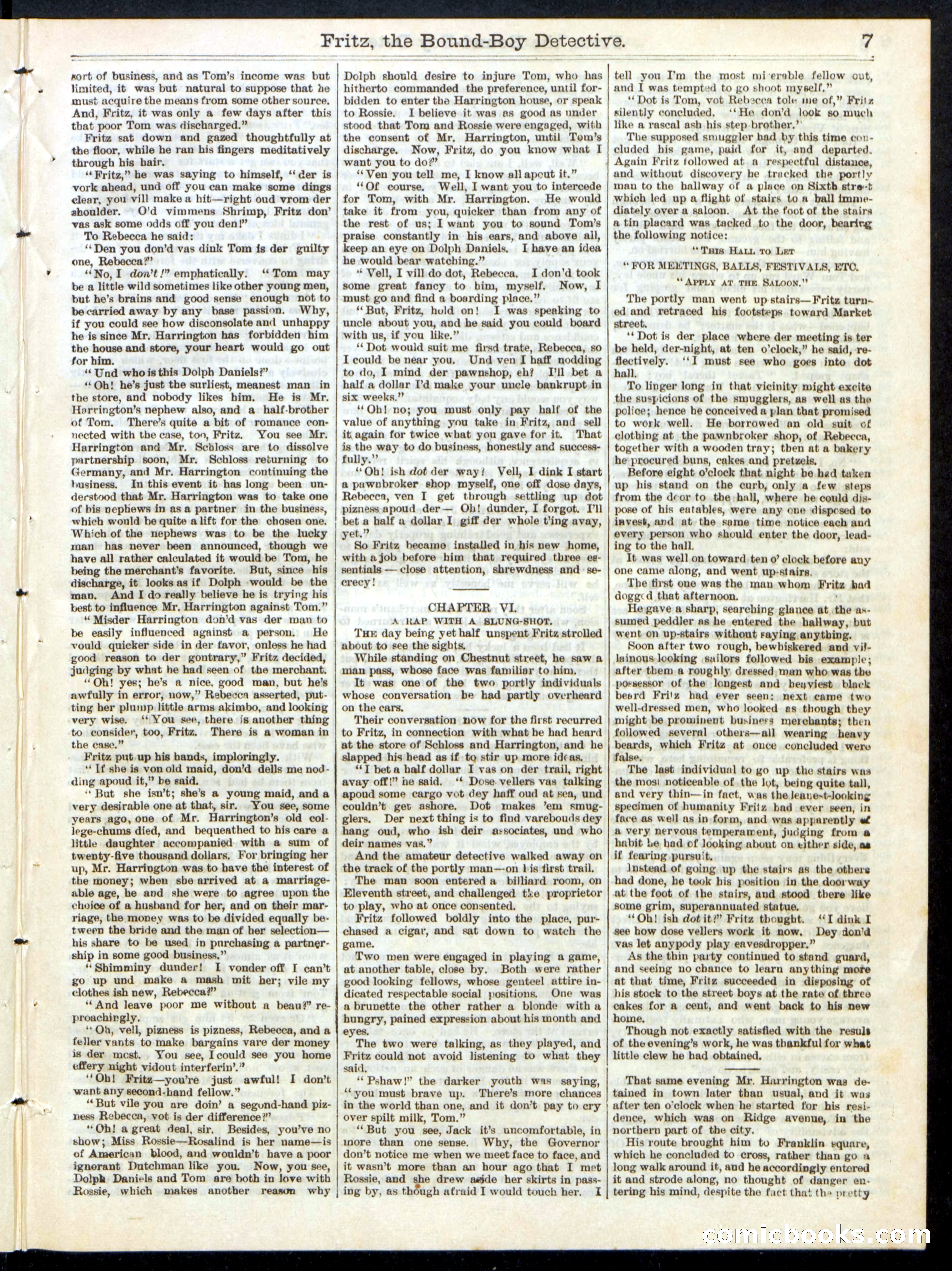 Beadle's Half Dime Library No. 209 — page 7 of 16