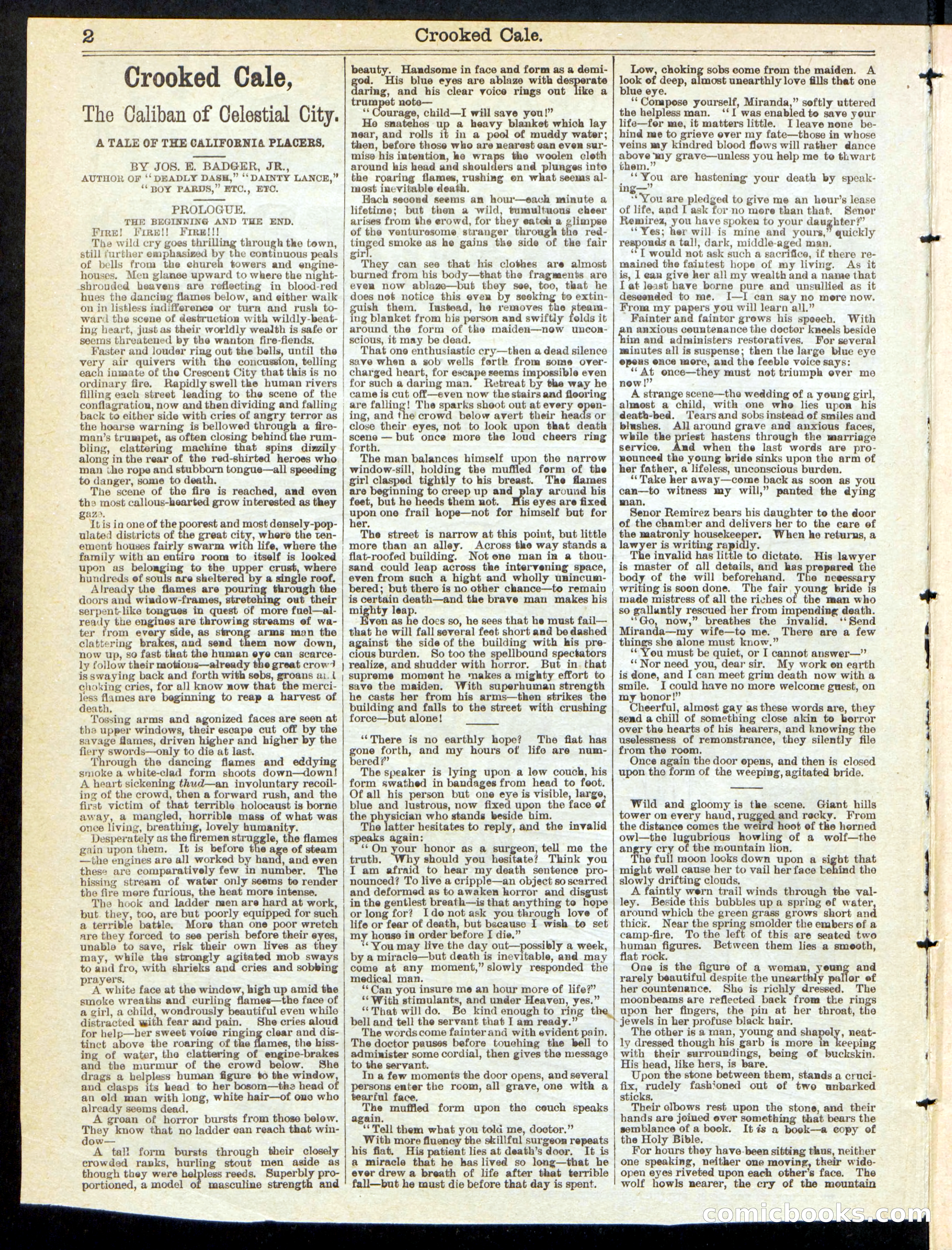 Beadle's Half Dime Library No. 211 — page 2 of 16