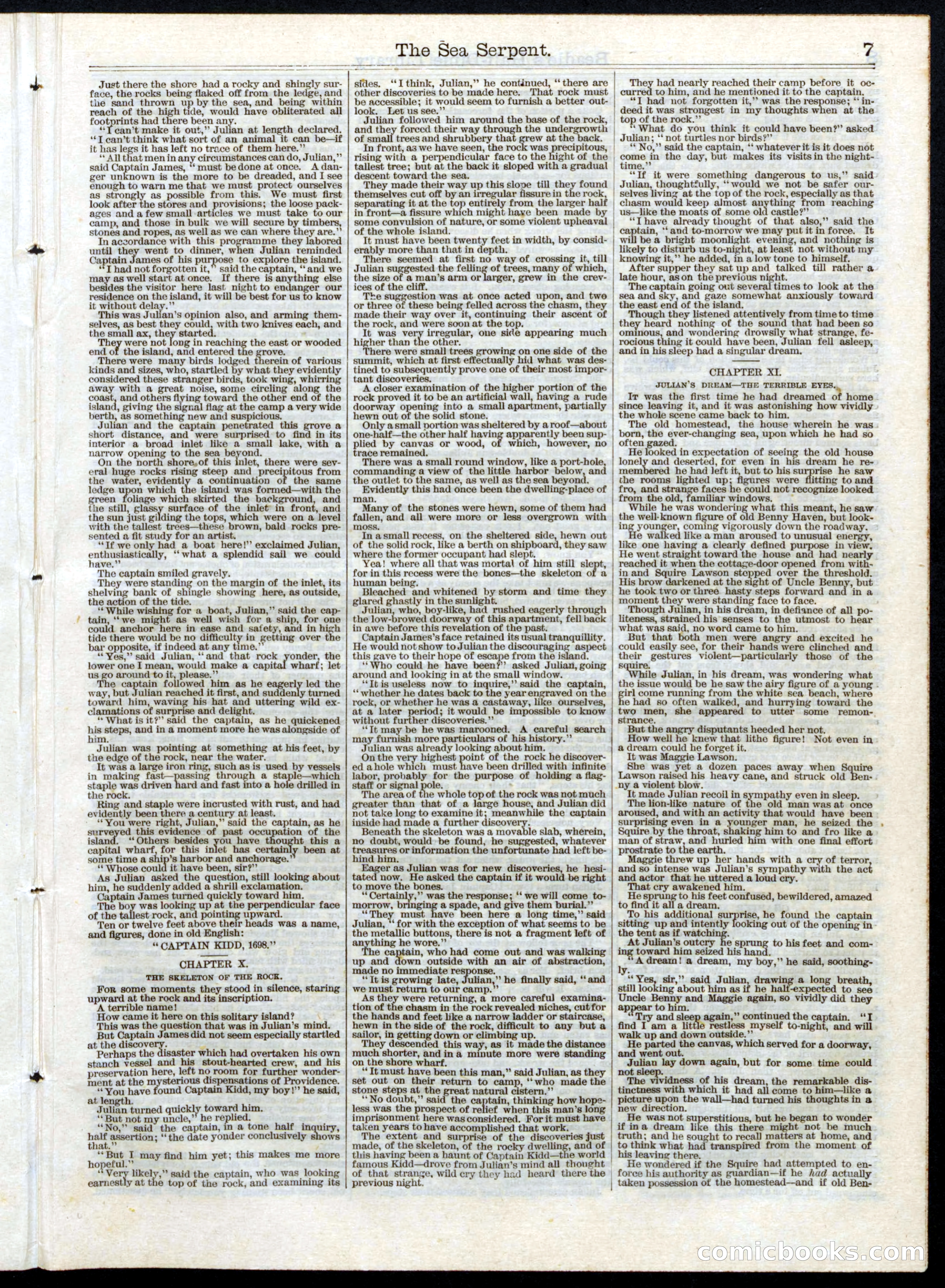 Beadle's Half Dime Library, No. 22 — page 7 of 16