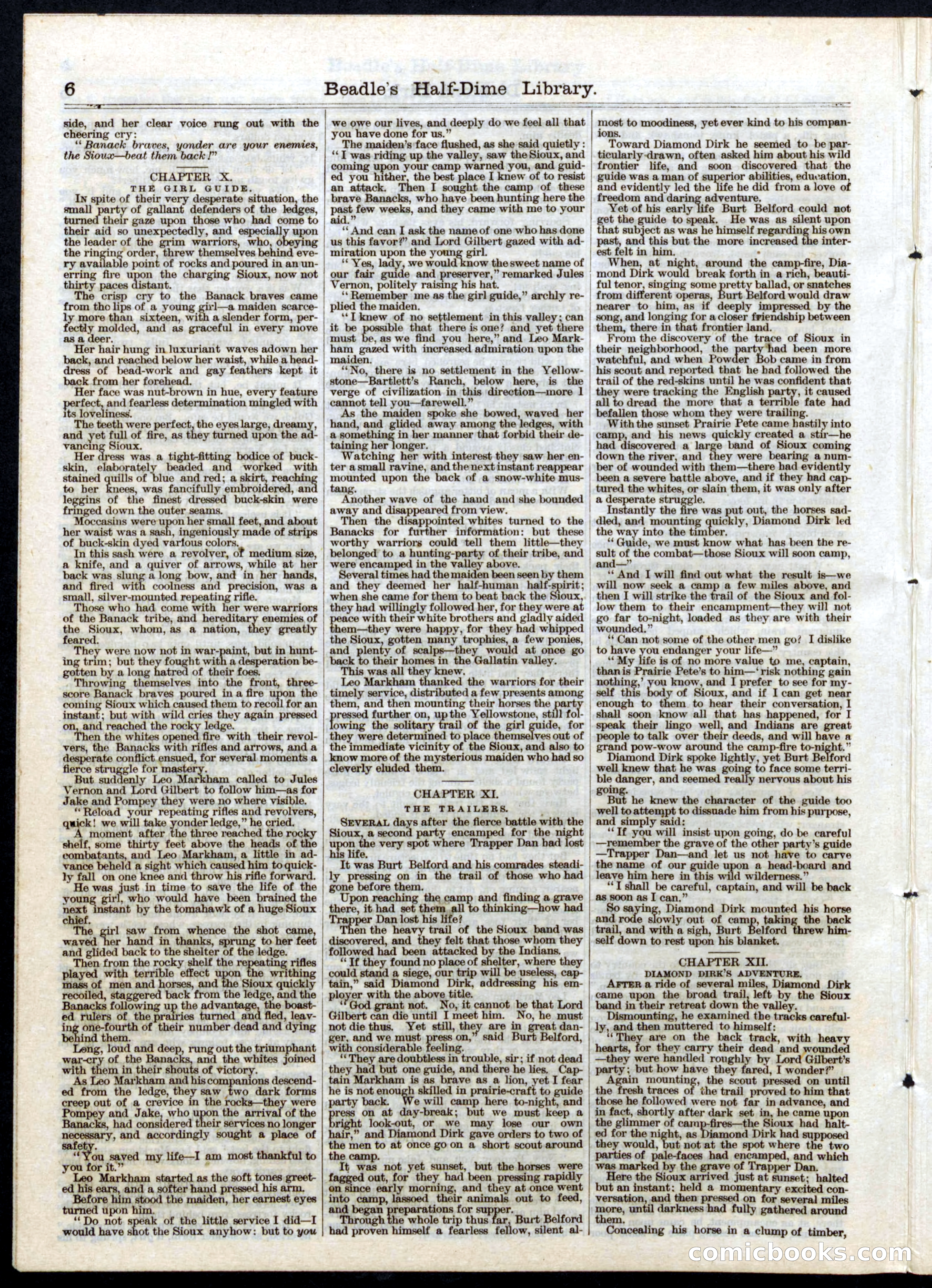 Beadle's Half Dime Library No. 24 — page 6 of 16