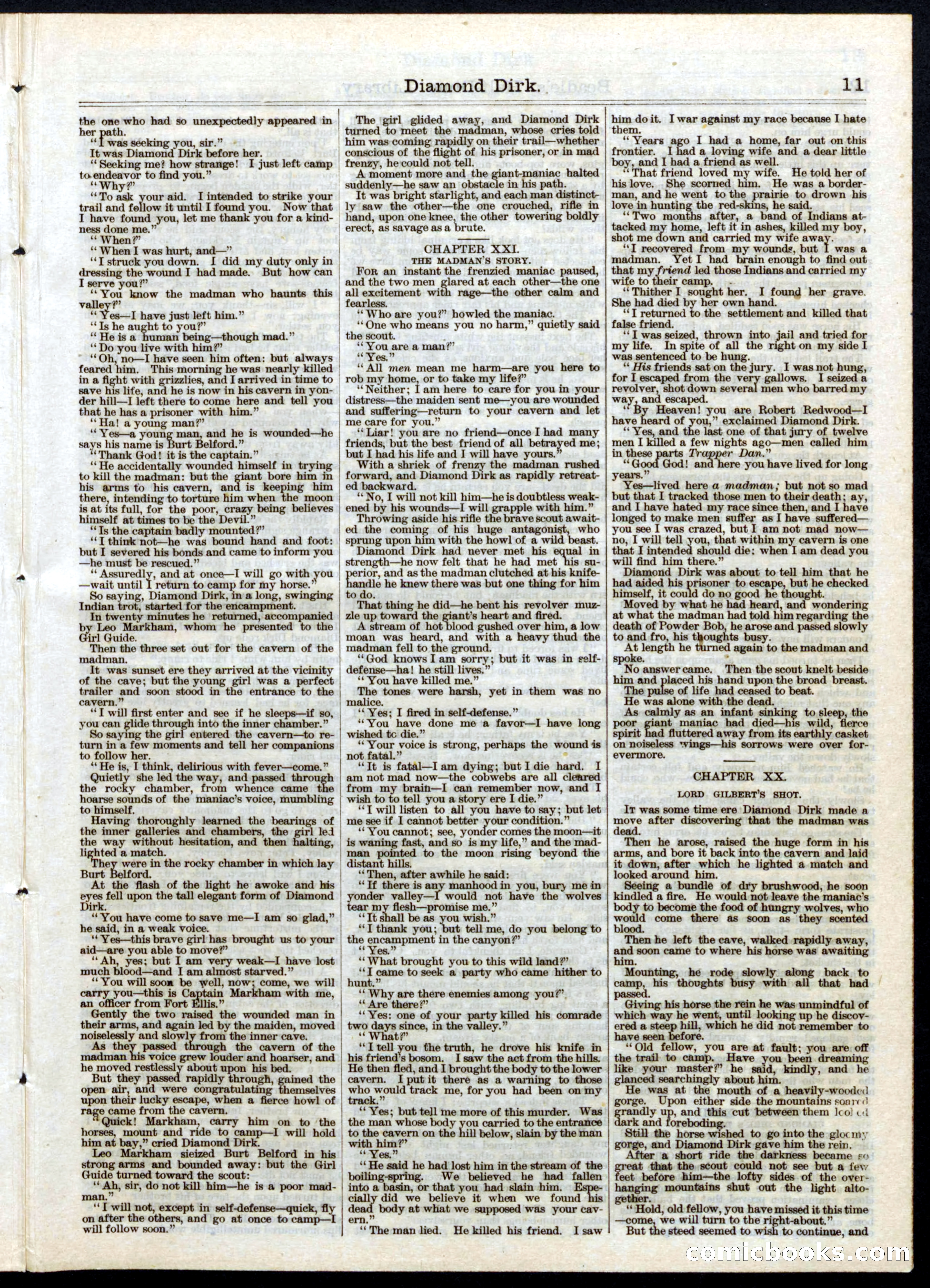 Beadle's Half Dime Library No. 24 — page 11 of 16