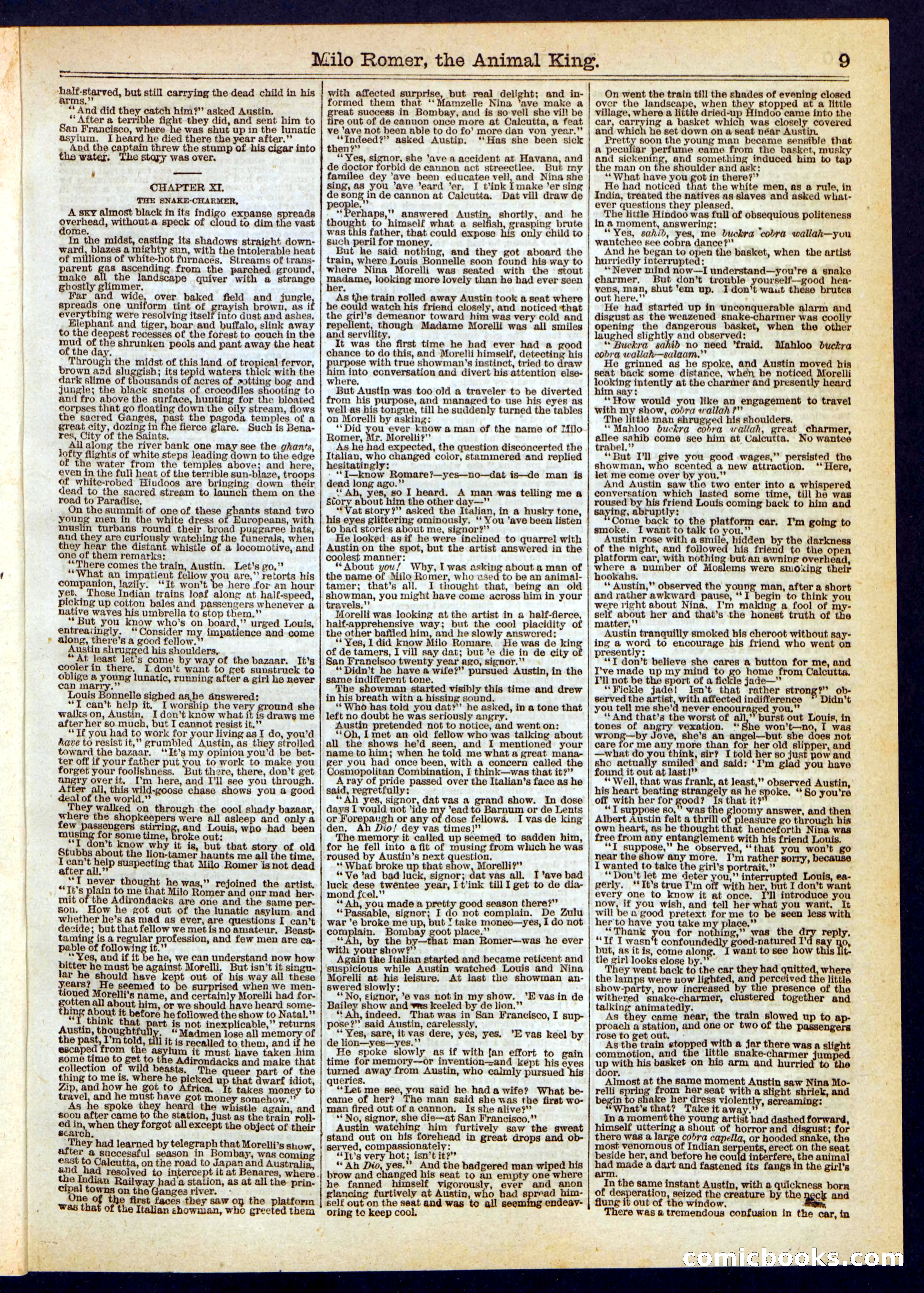 Beadle's Half Dime Library, No. 249 — page 9 of 24