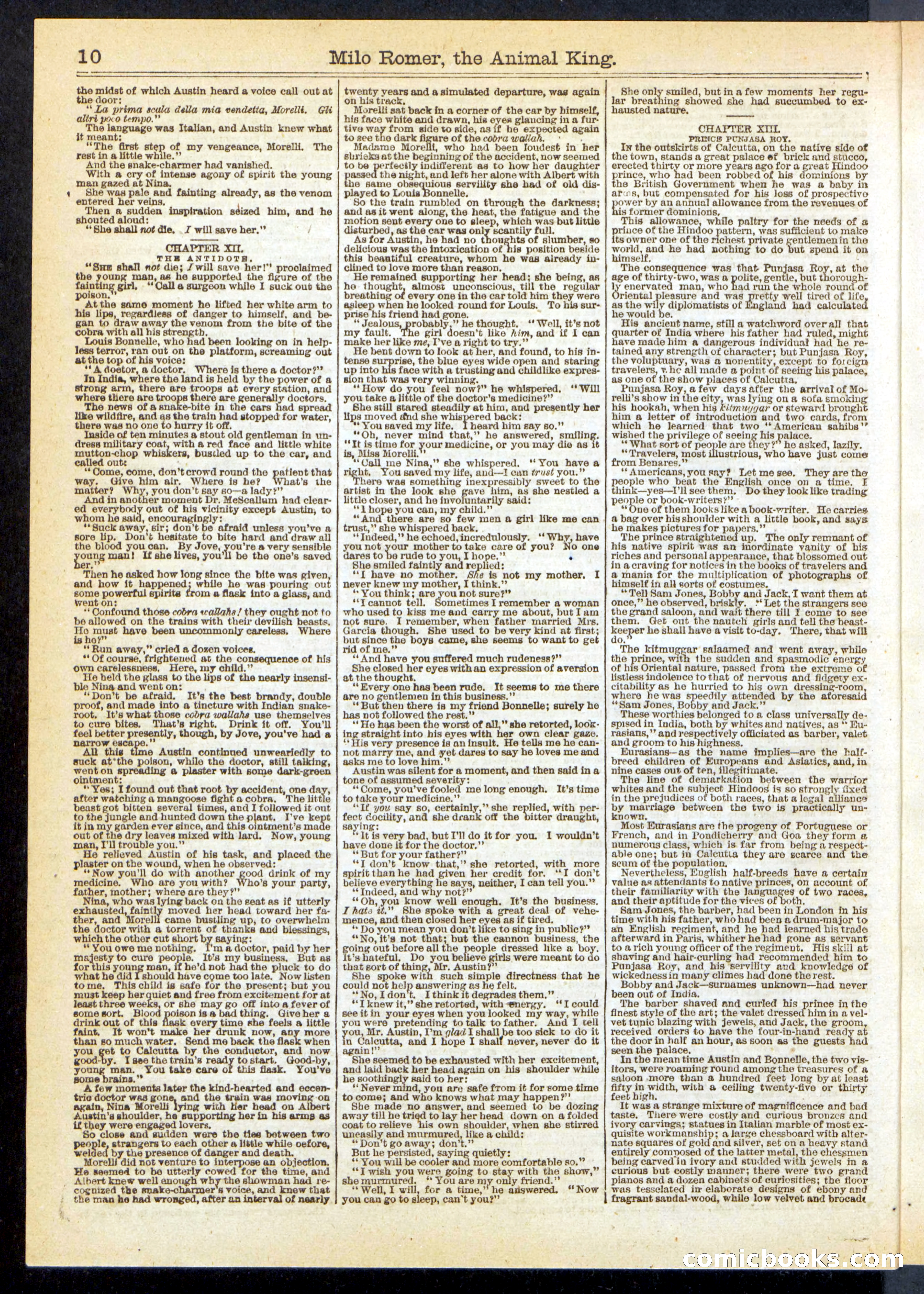 Beadle's Half Dime Library, No. 249 — page 10 of 24