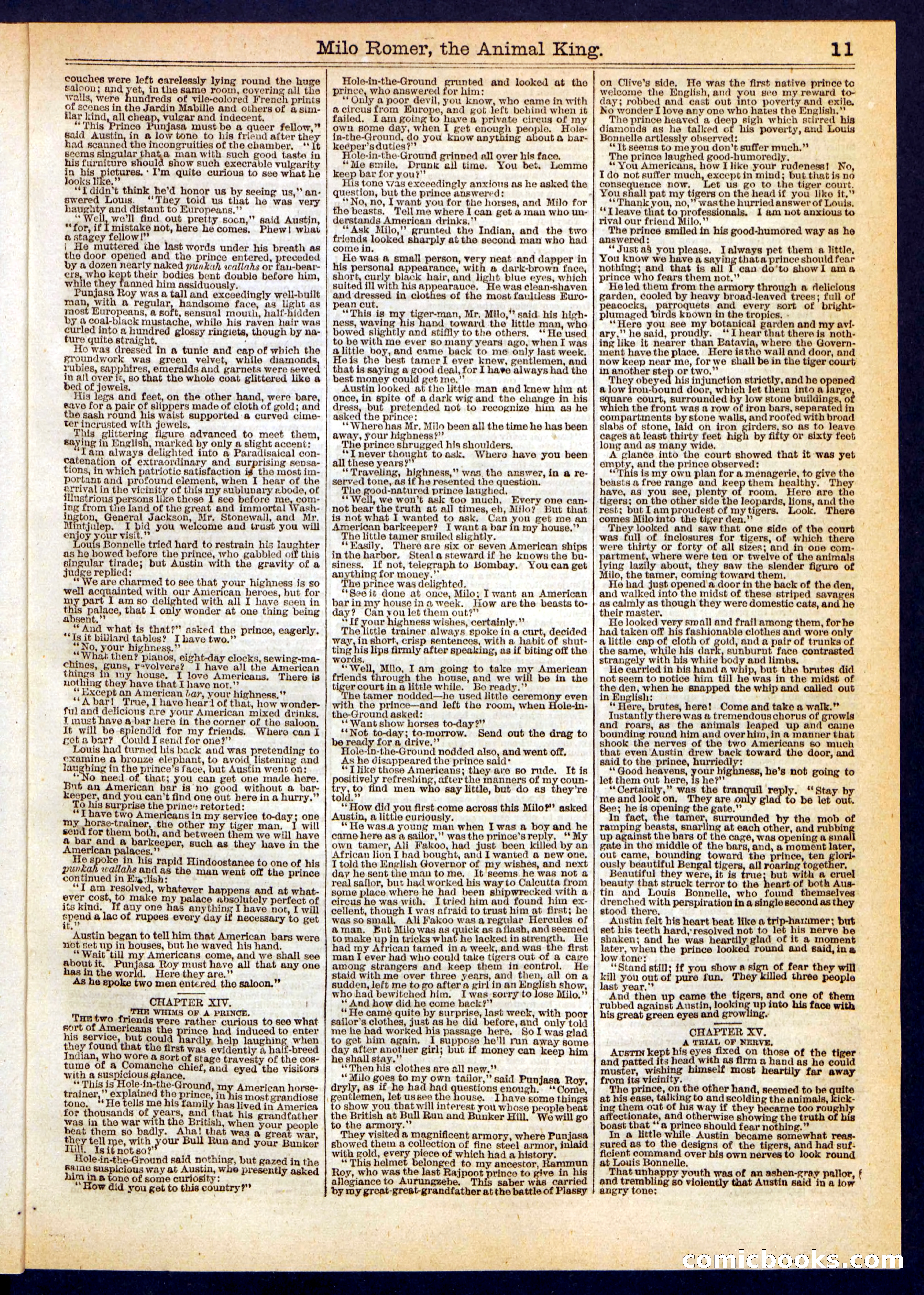 Beadle's Half Dime Library, No. 249 — page 11 of 24