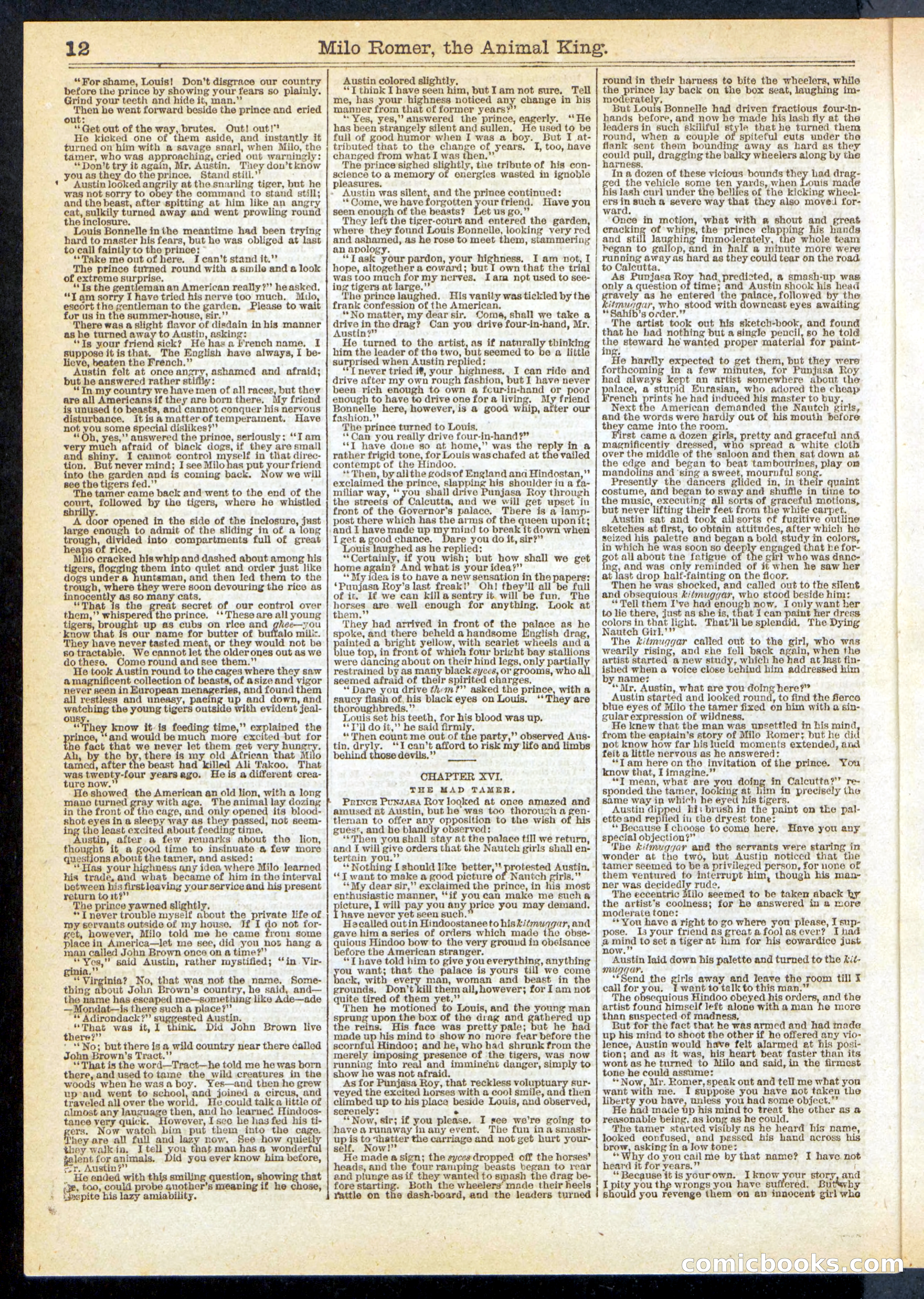 Beadle's Half Dime Library, No. 249 — page 12 of 24