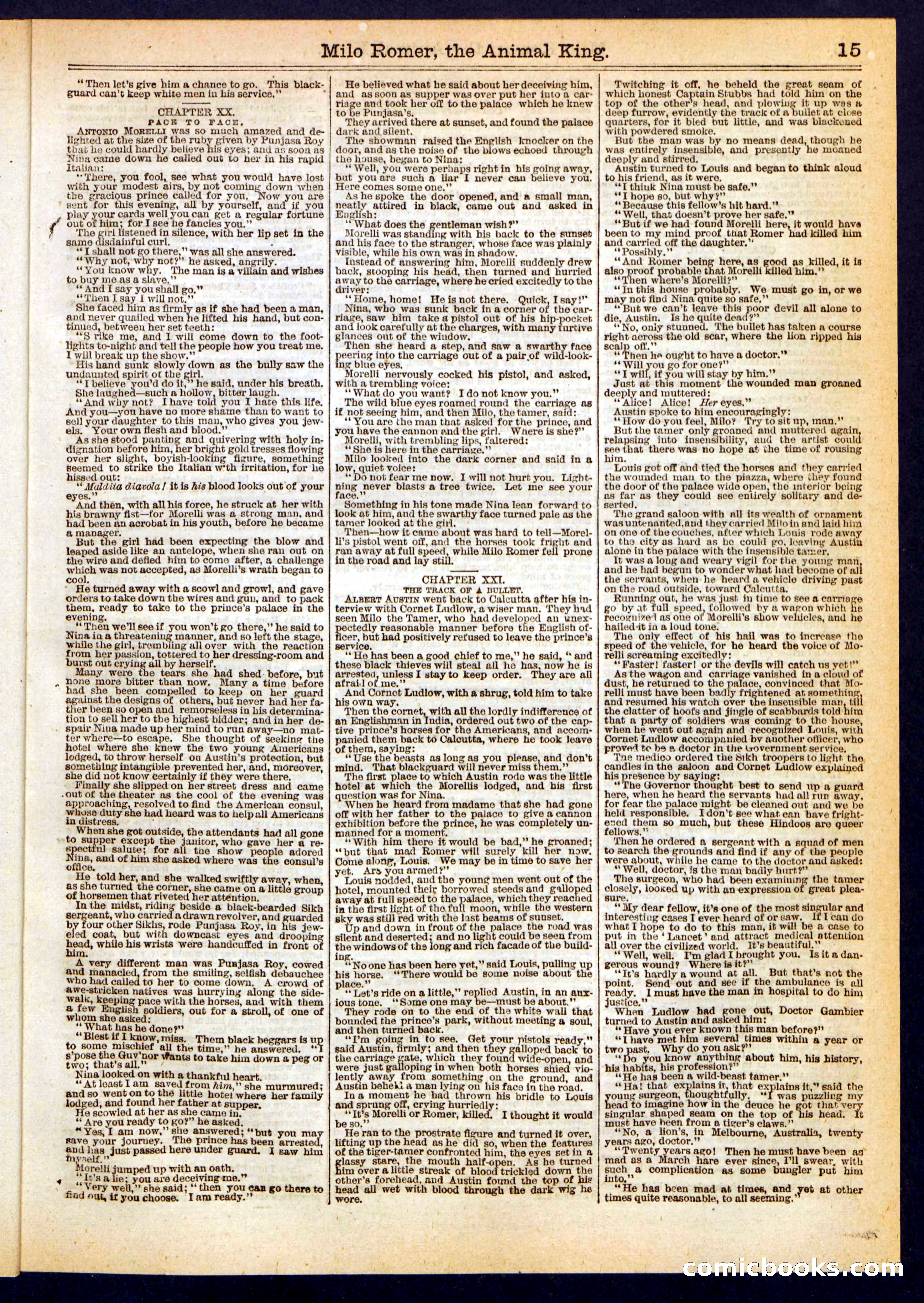 Beadle's Half Dime Library, No. 249 — page 15 of 24