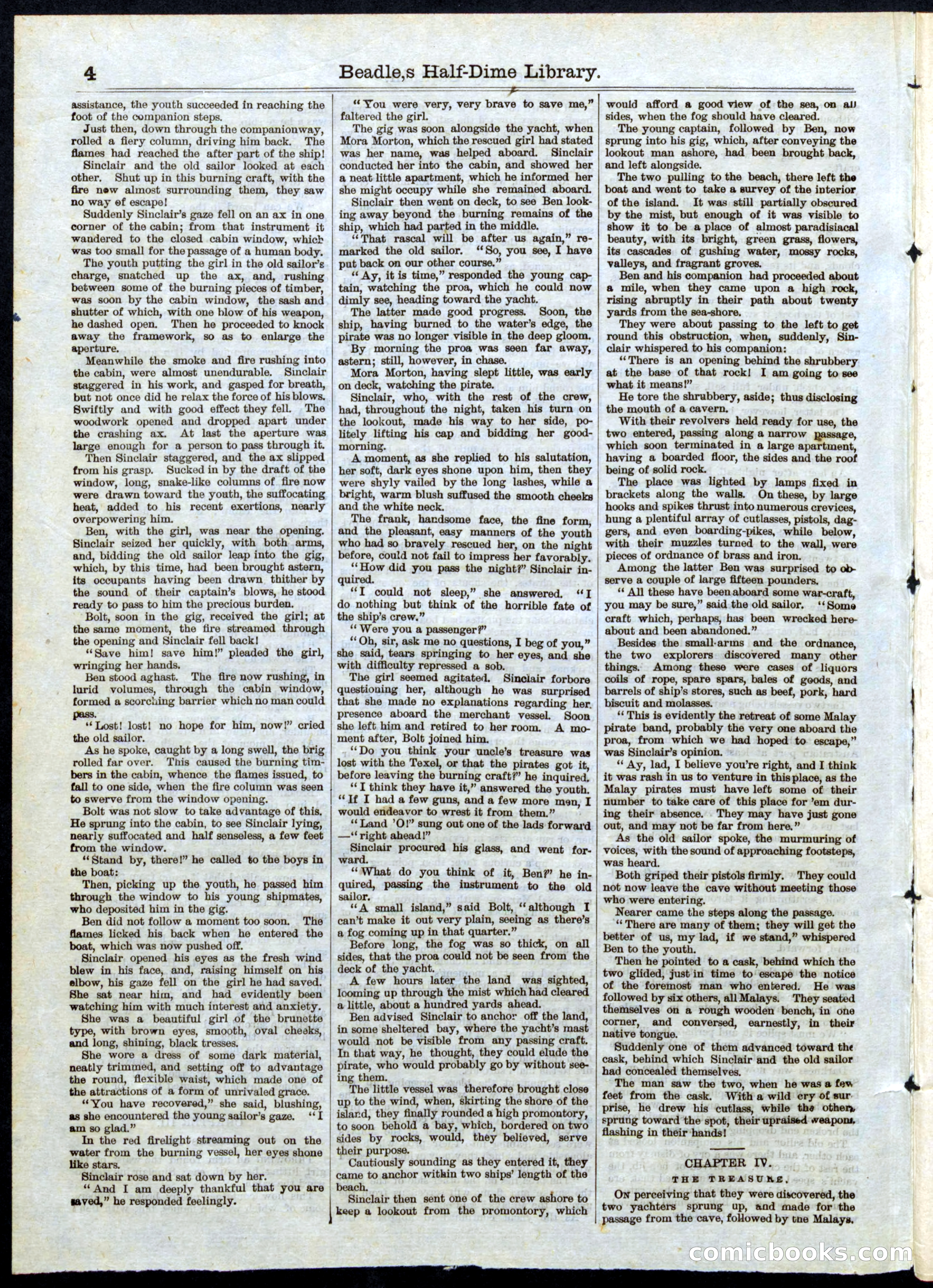 Beadle's Half Dime Library, No. 25 — page 4 of 20