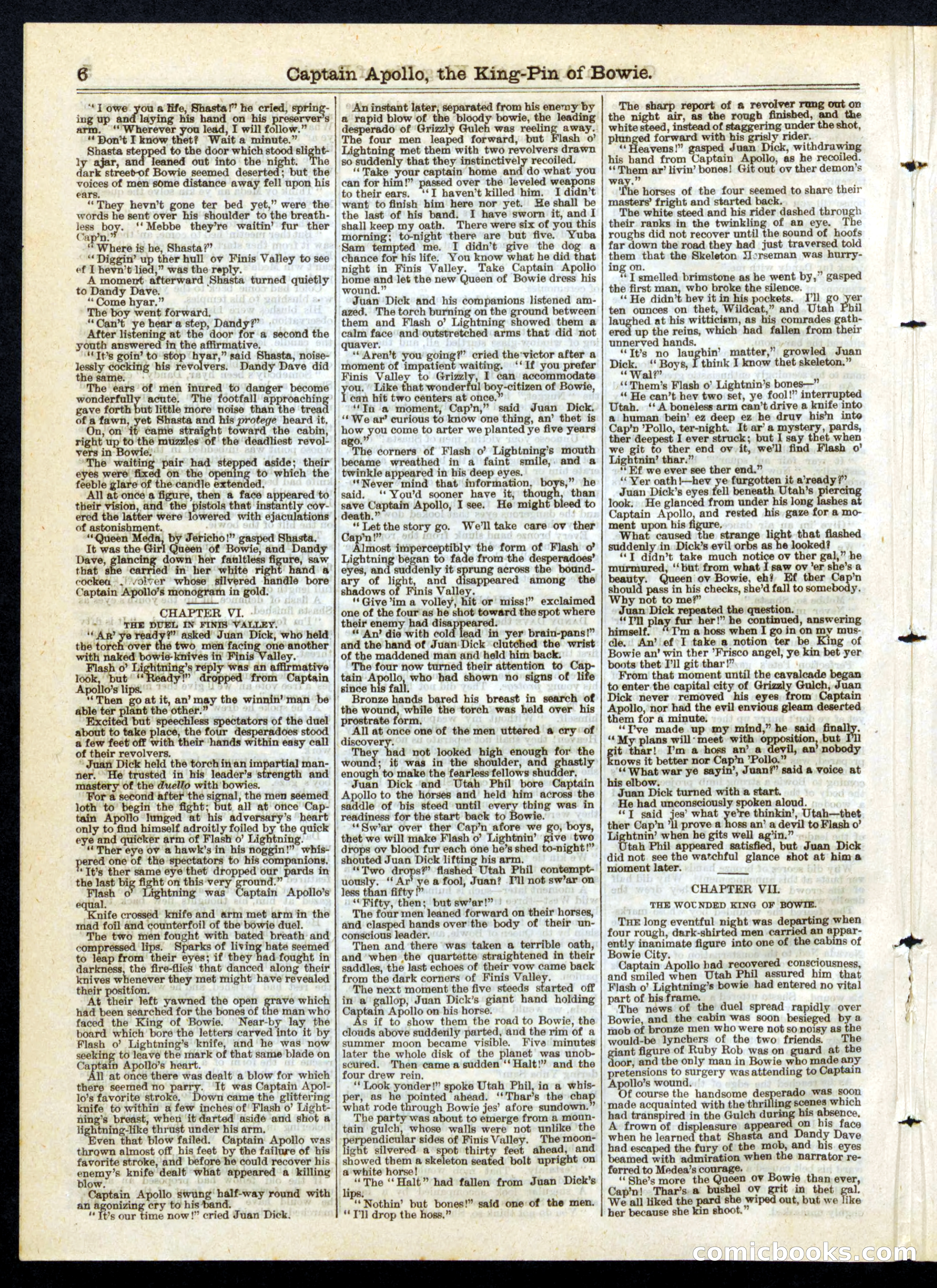 Beadle's Half Dime Library No. 255 — page 6 of 16