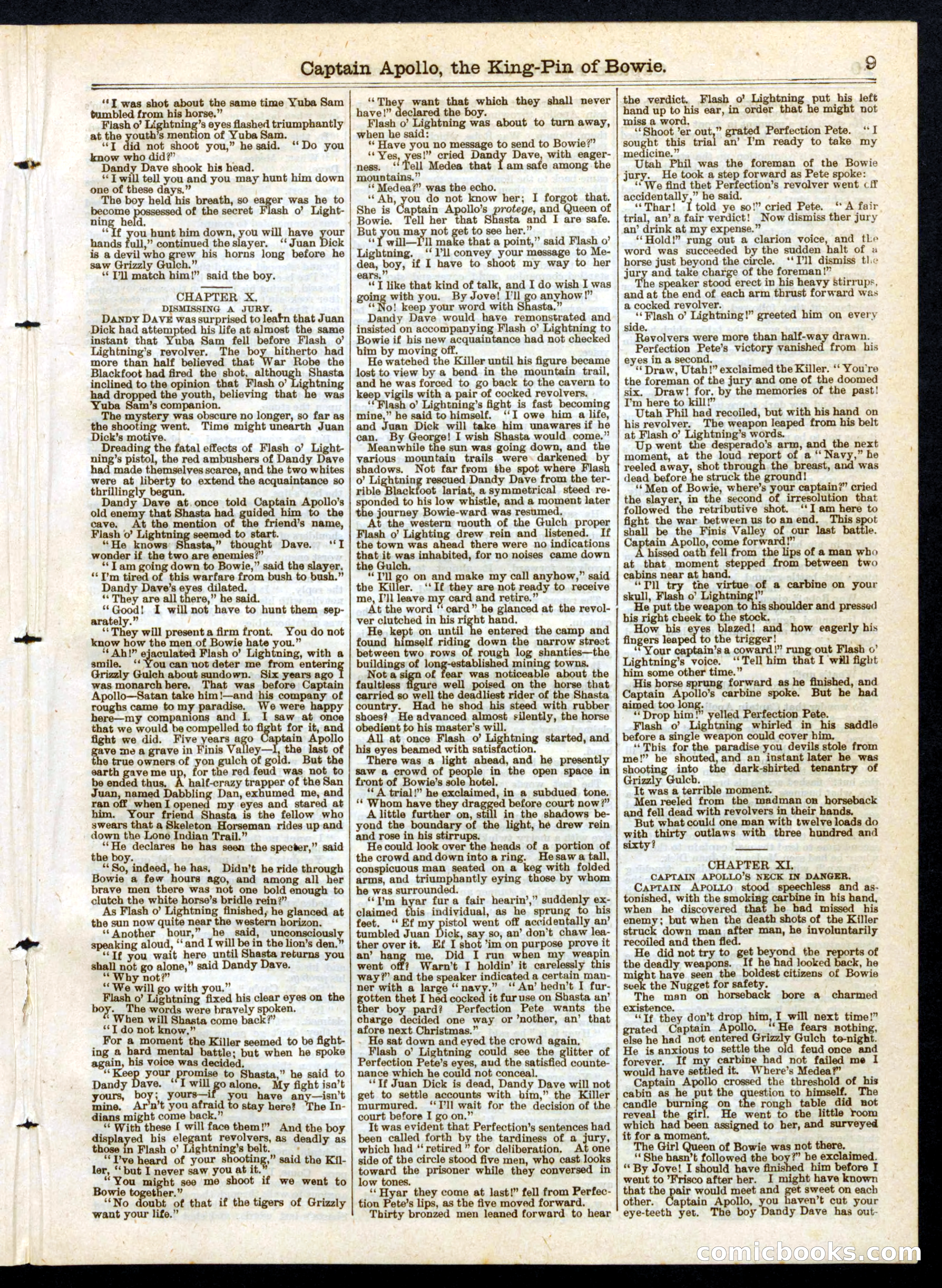 Beadle's Half Dime Library No. 255 — page 9 of 16