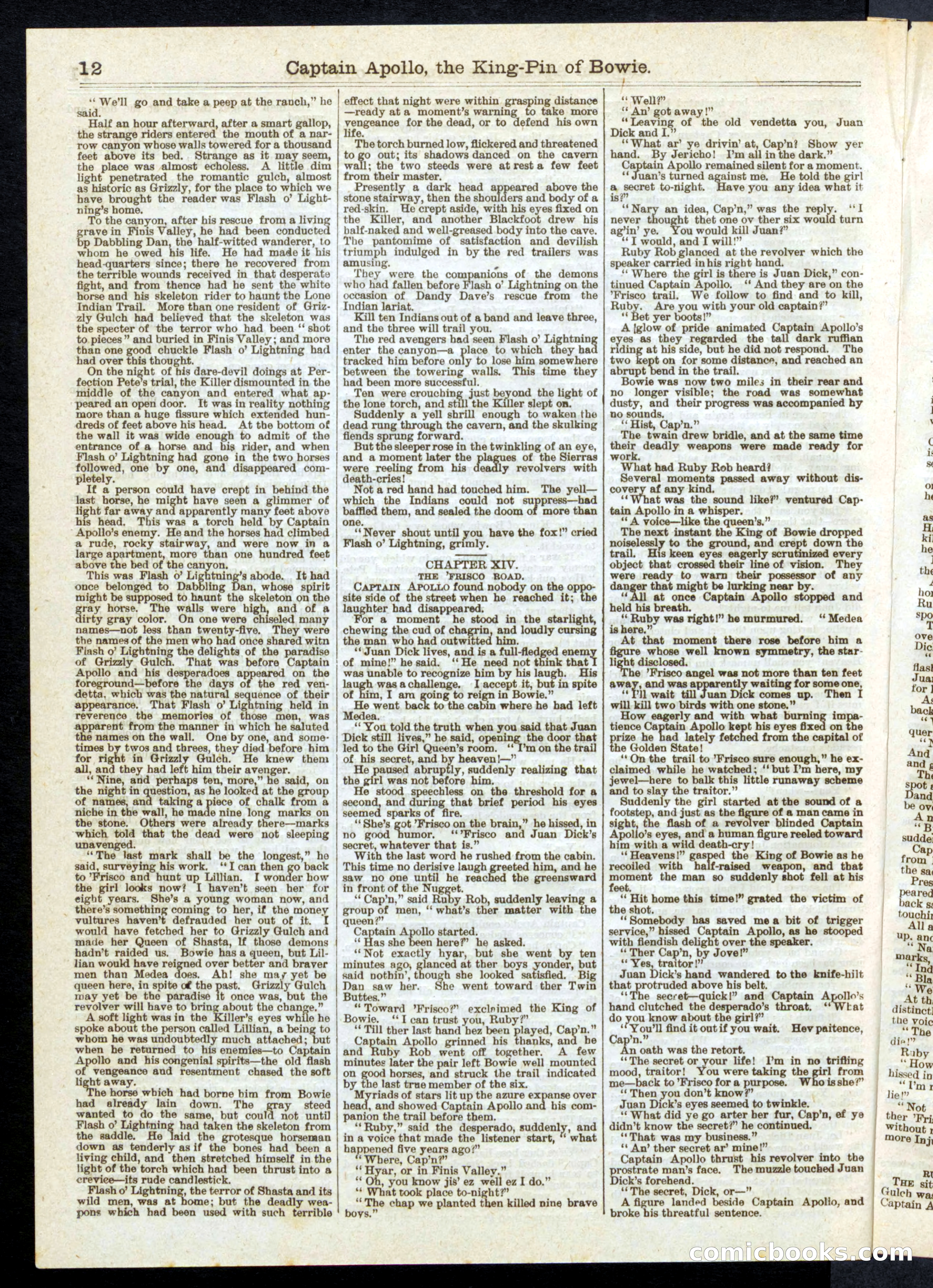 Beadle's Half Dime Library No. 255 — page 12 of 16