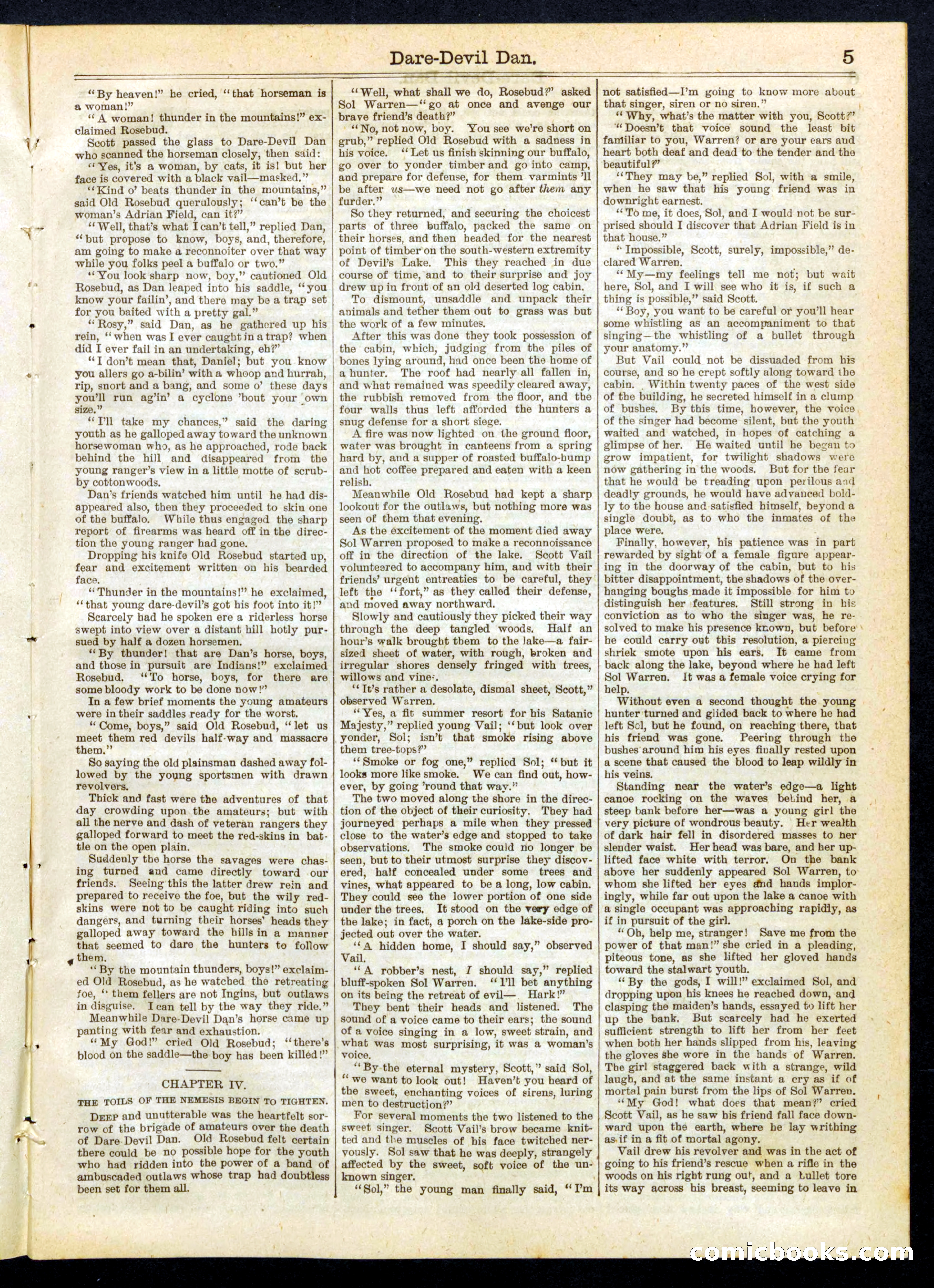 Beadle's Half Dime Library, No. 260 — page 5 of 16