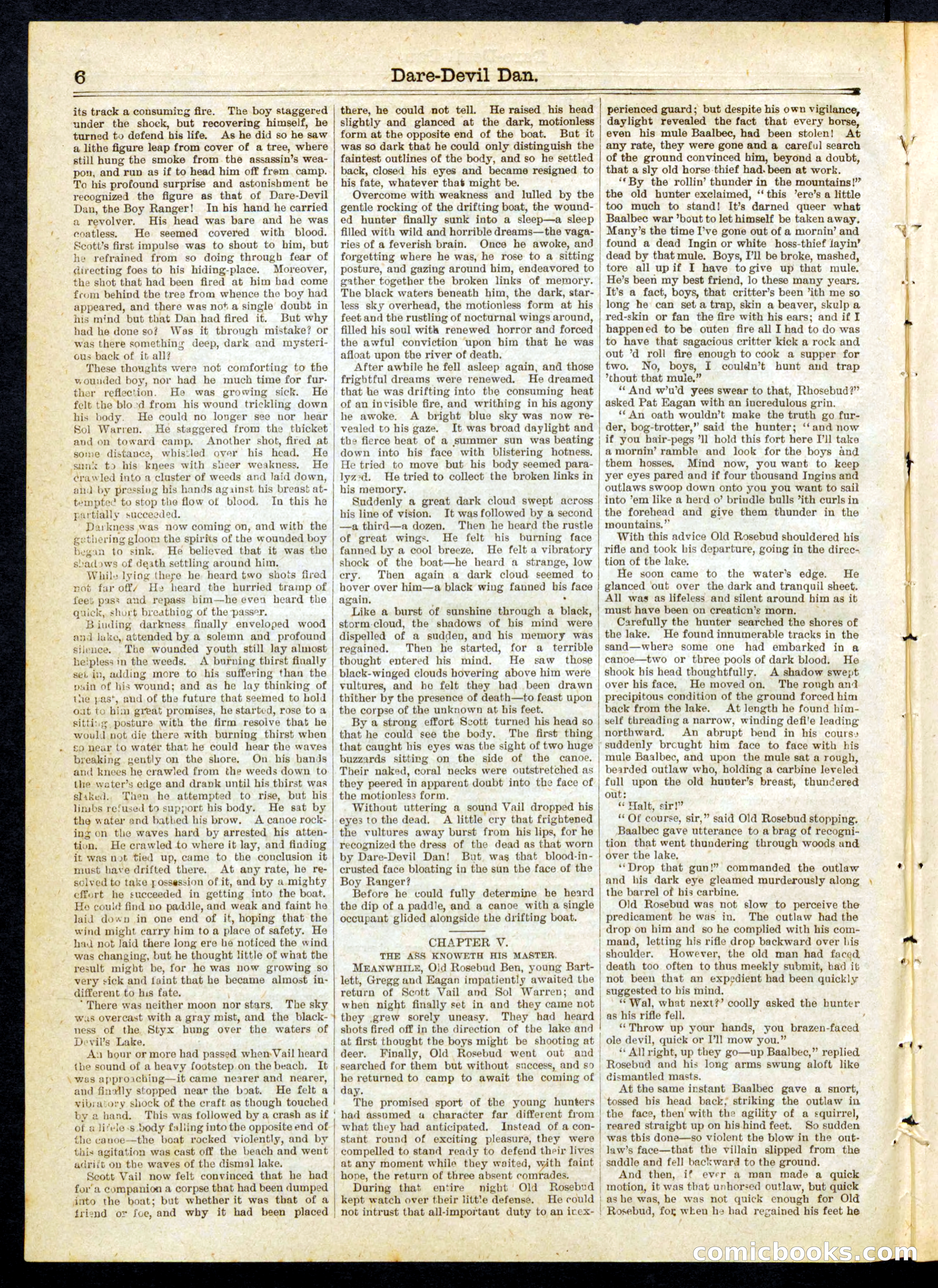 Beadle's Half Dime Library, No. 260 — page 6 of 16