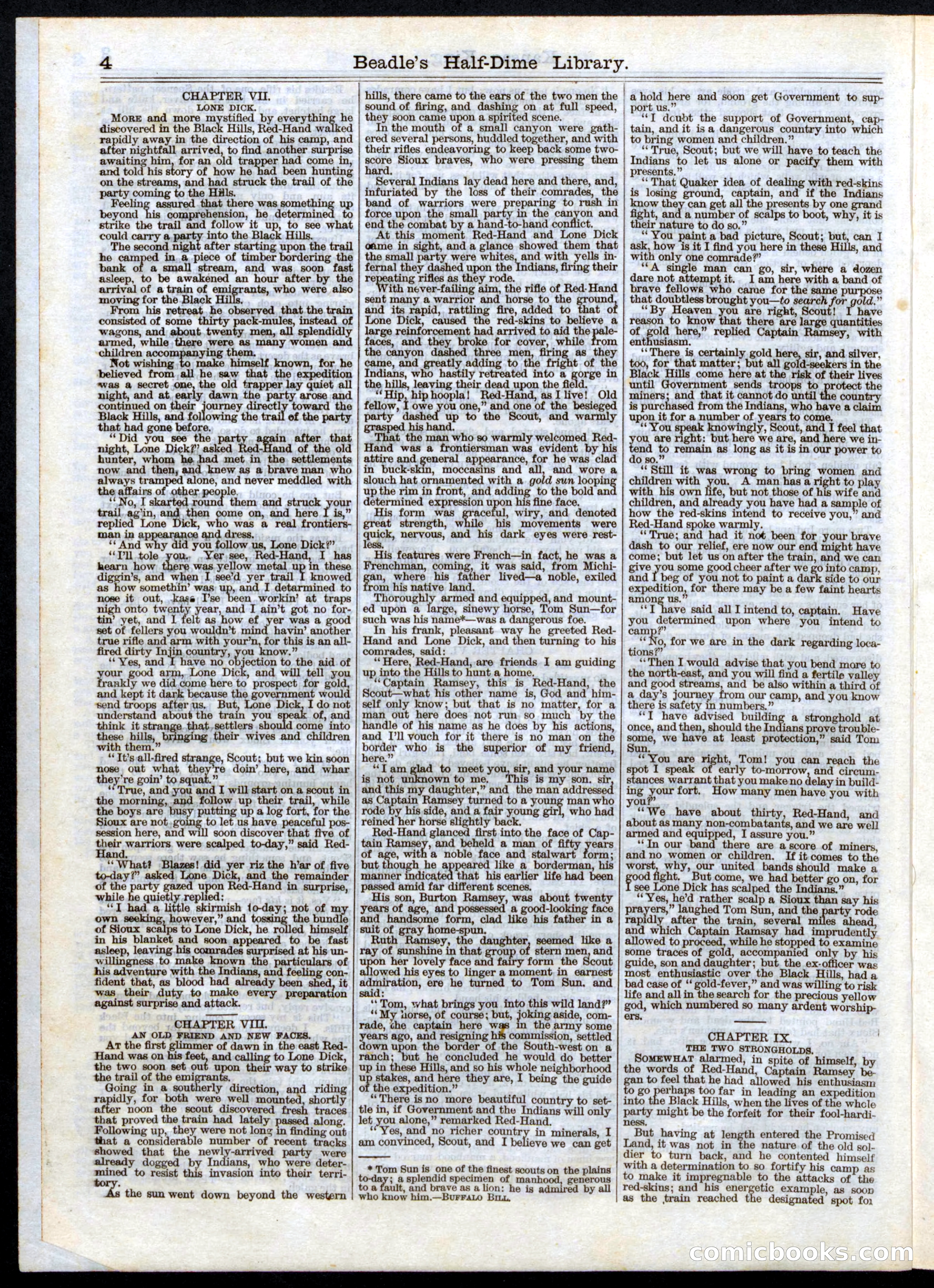 Beadle's Half Dime Library, No. 3 — page 4 of 16