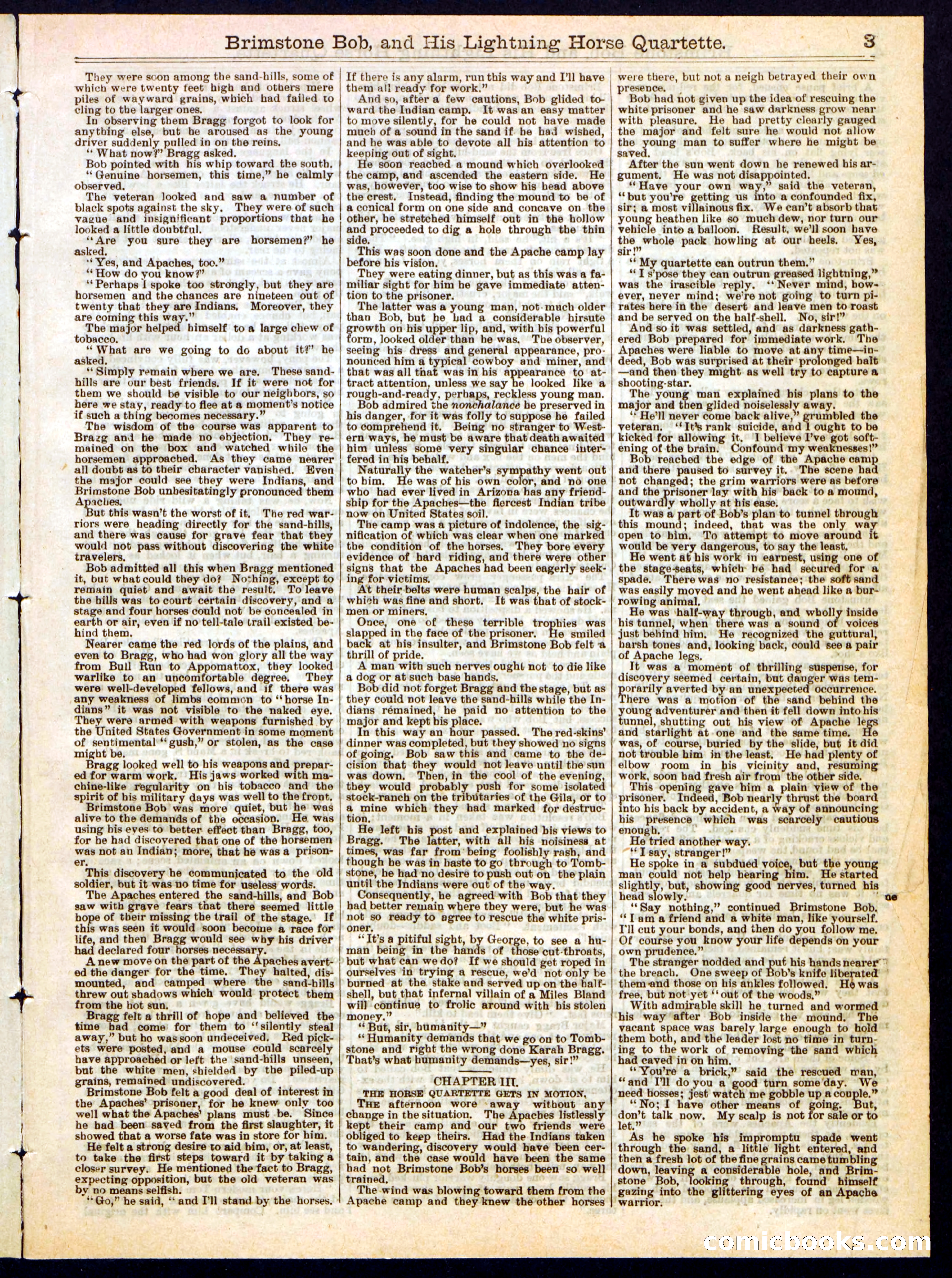 Beadle's Half Dime Library No. 333 — page 3 of 16
