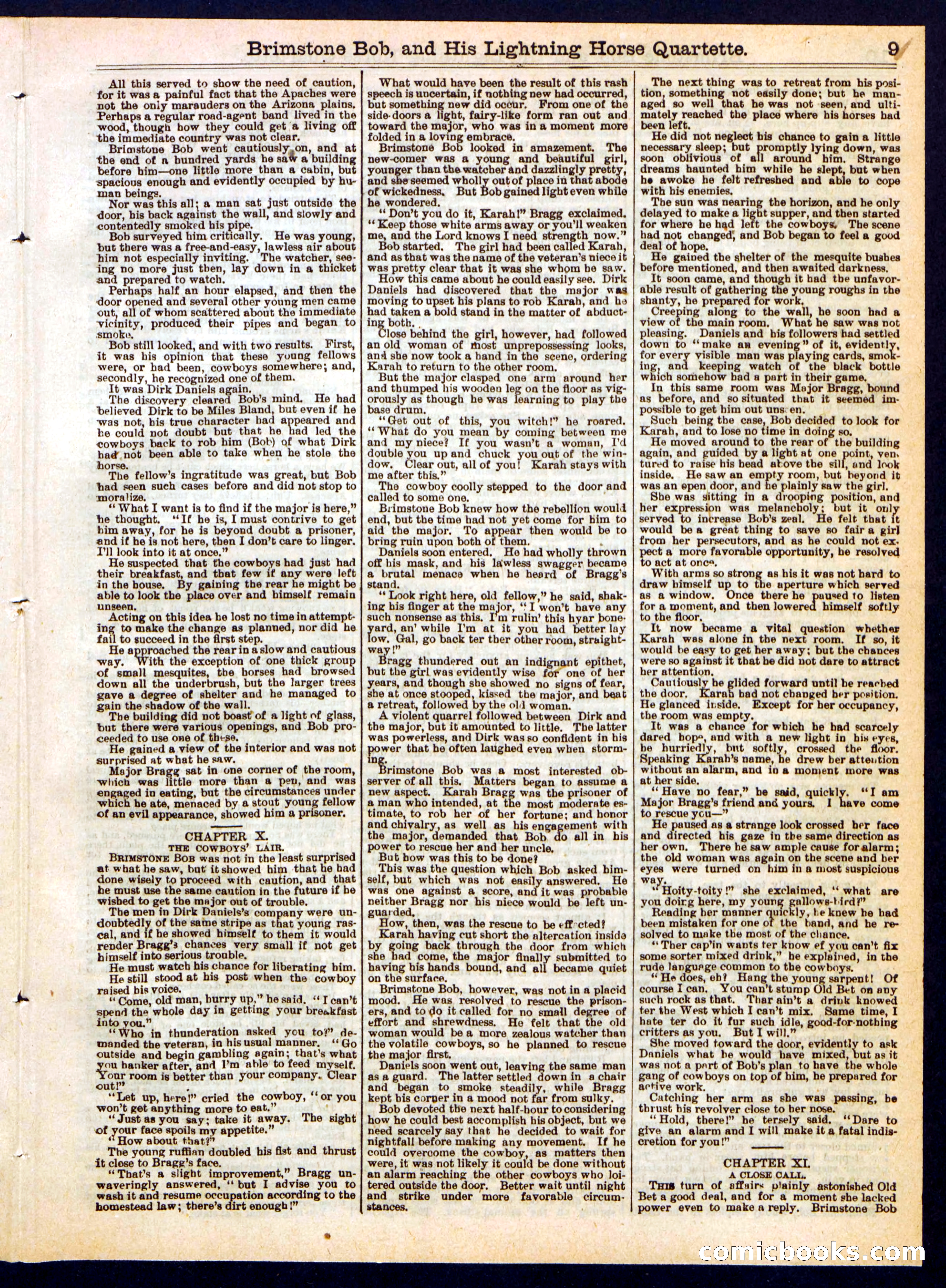 Beadle's Half Dime Library No. 333 — page 9 of 16