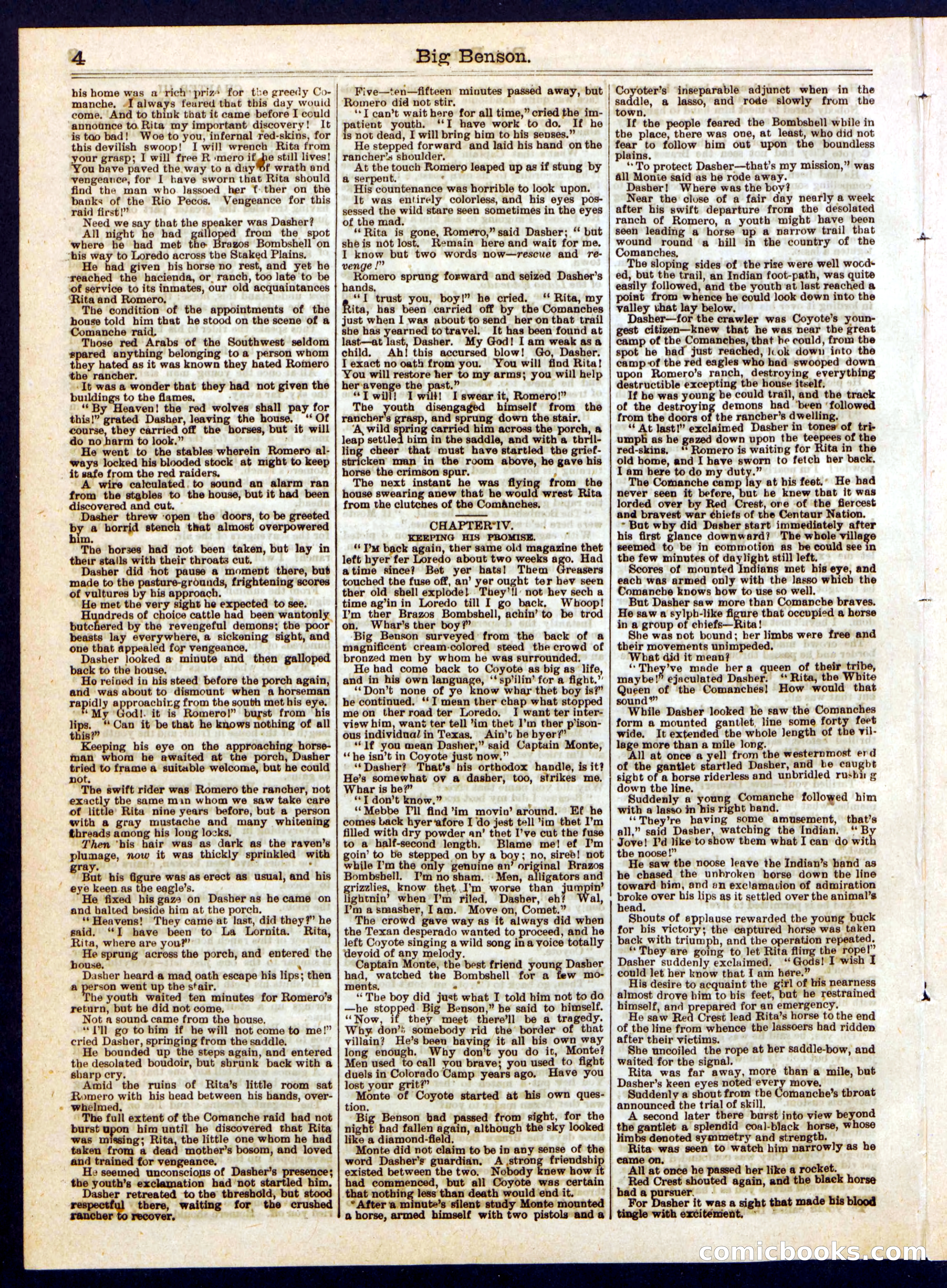 Beadle's Half Dime Library No. 386 — page 4 of 16