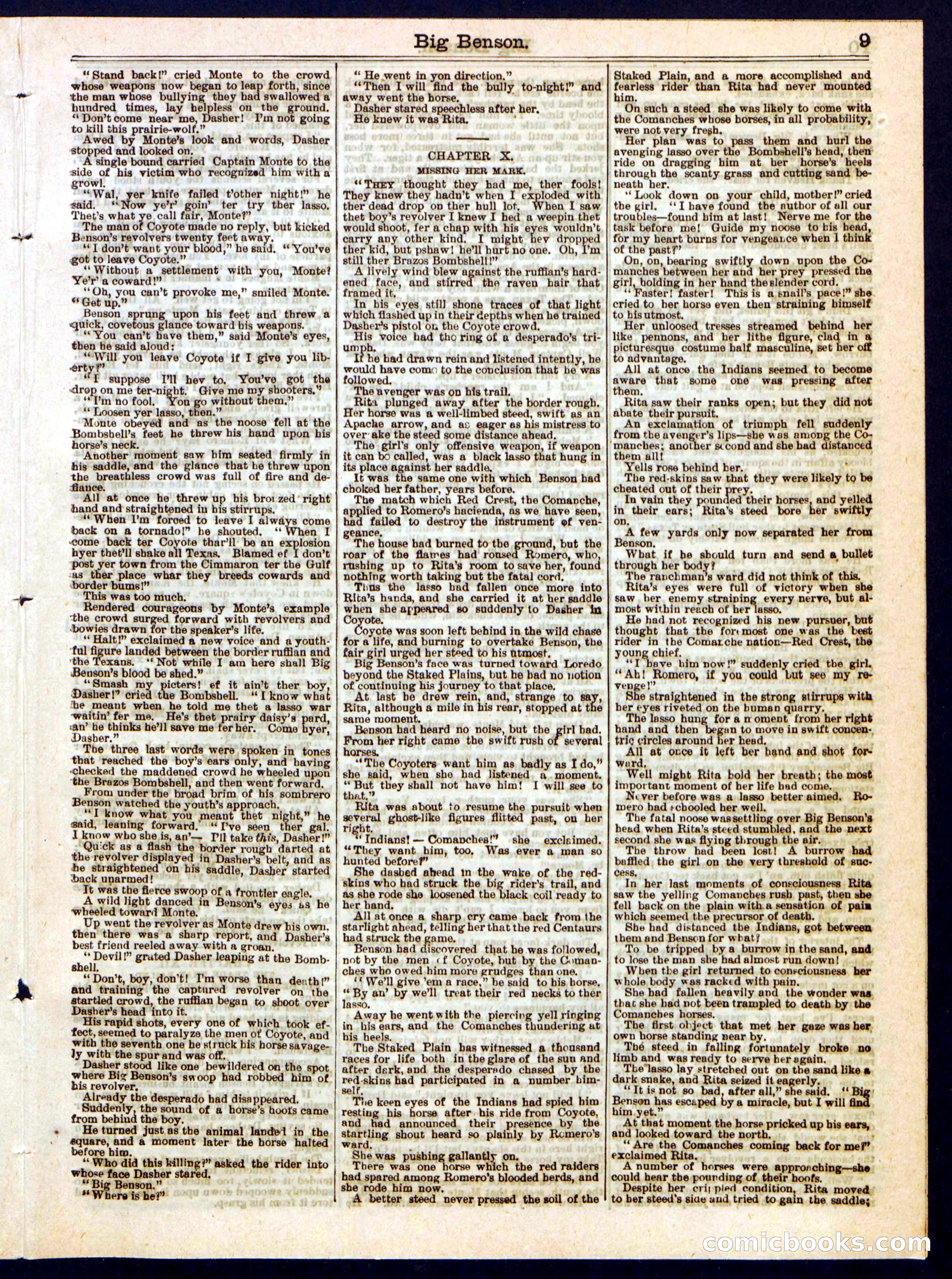 Beadle's Half Dime Library No. 386 — page 9 of 16