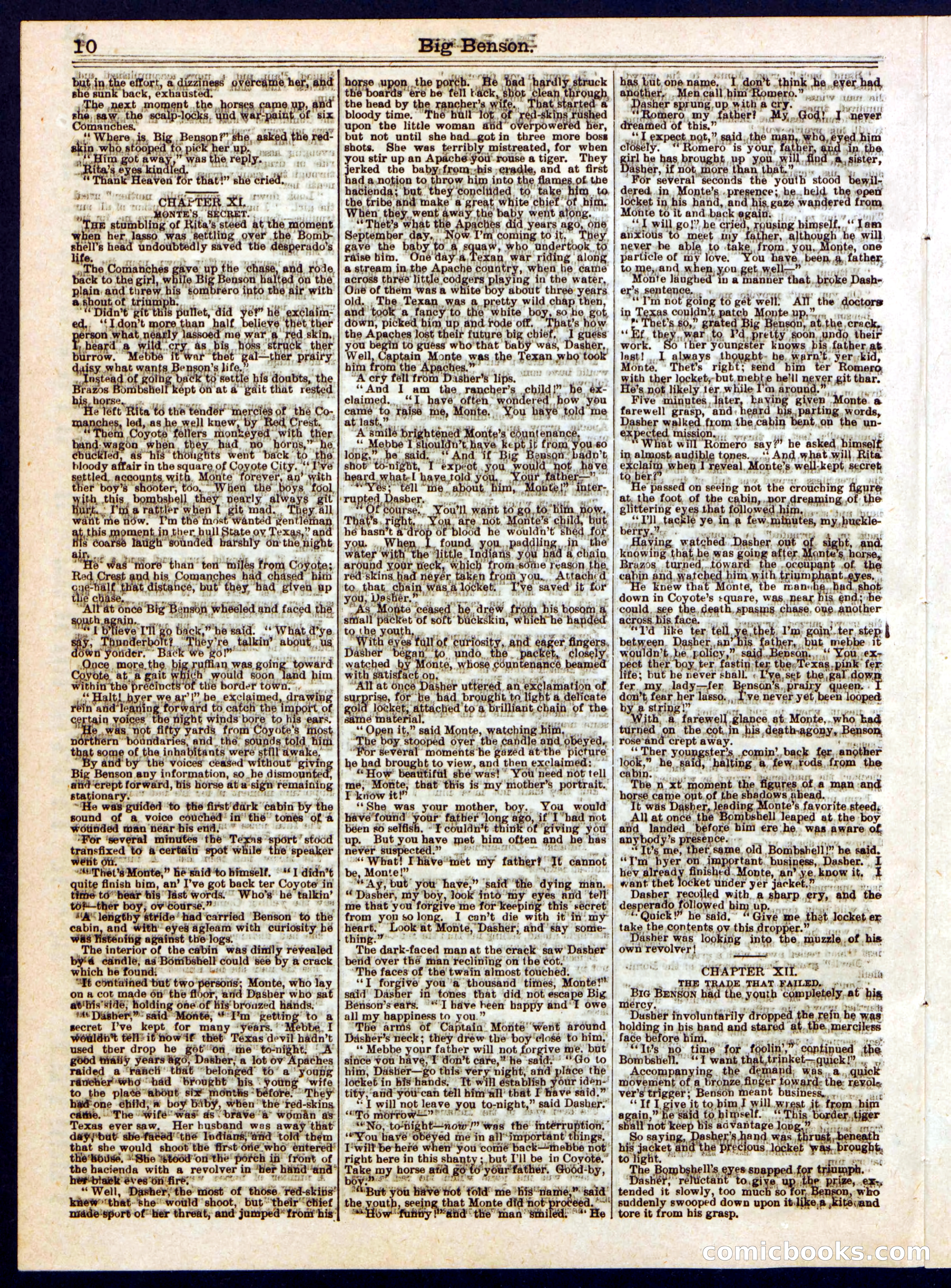 Beadle's Half Dime Library No. 386 — page 10 of 16