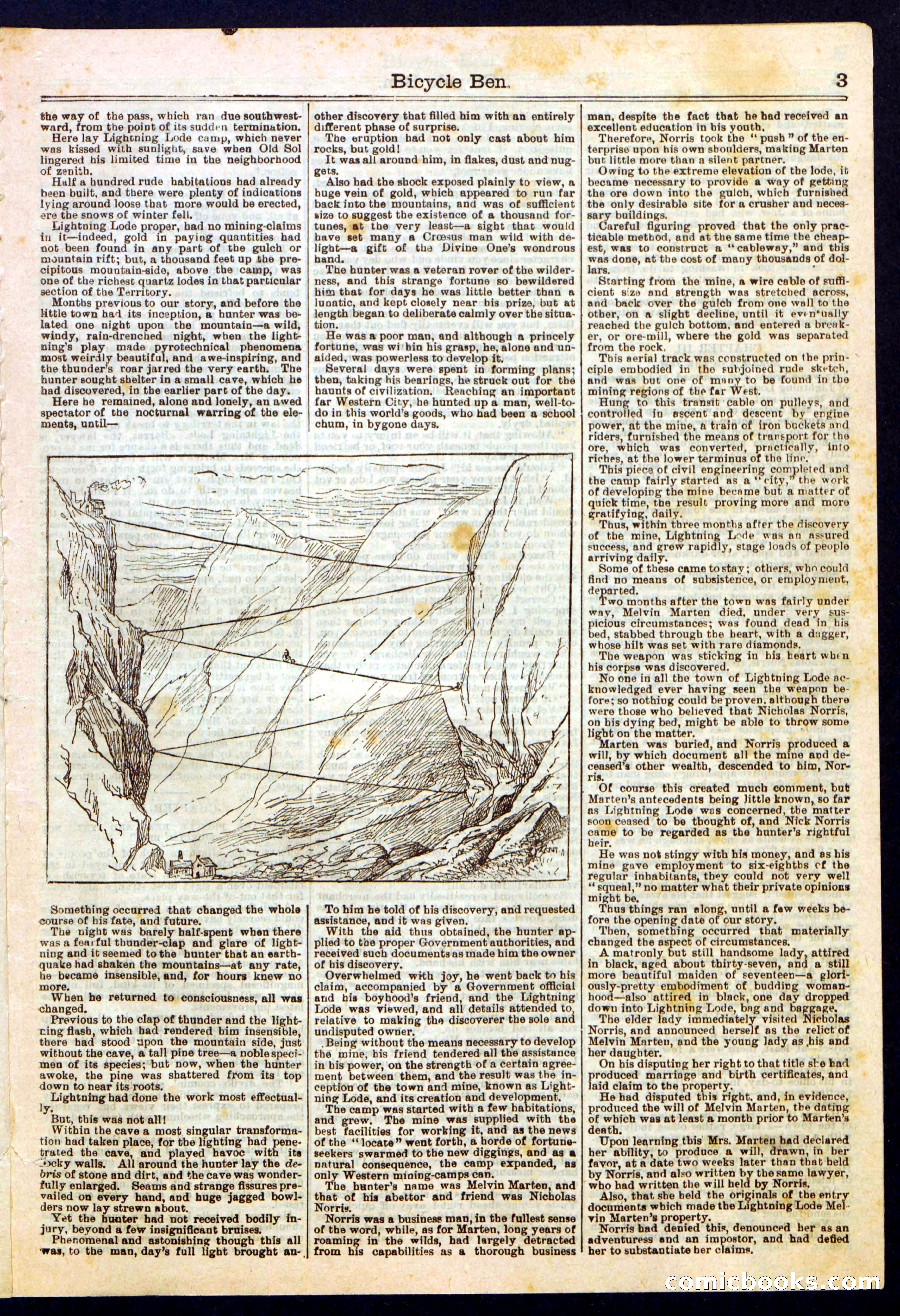 Beadle's Half Dime Library No. 389 — page 3 of 16