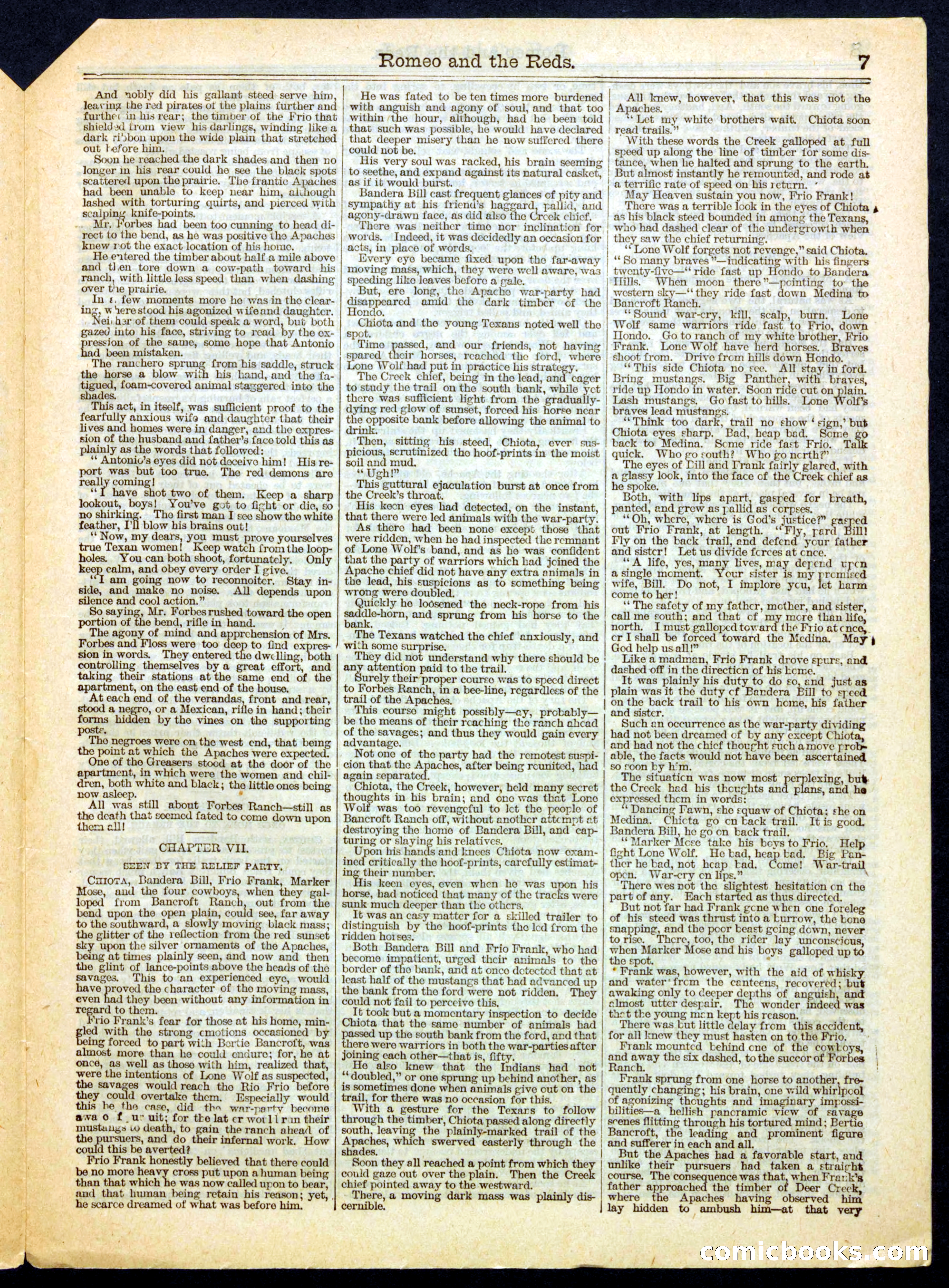 Beadle's Half Dime Library No. 392 — page 7 of 16