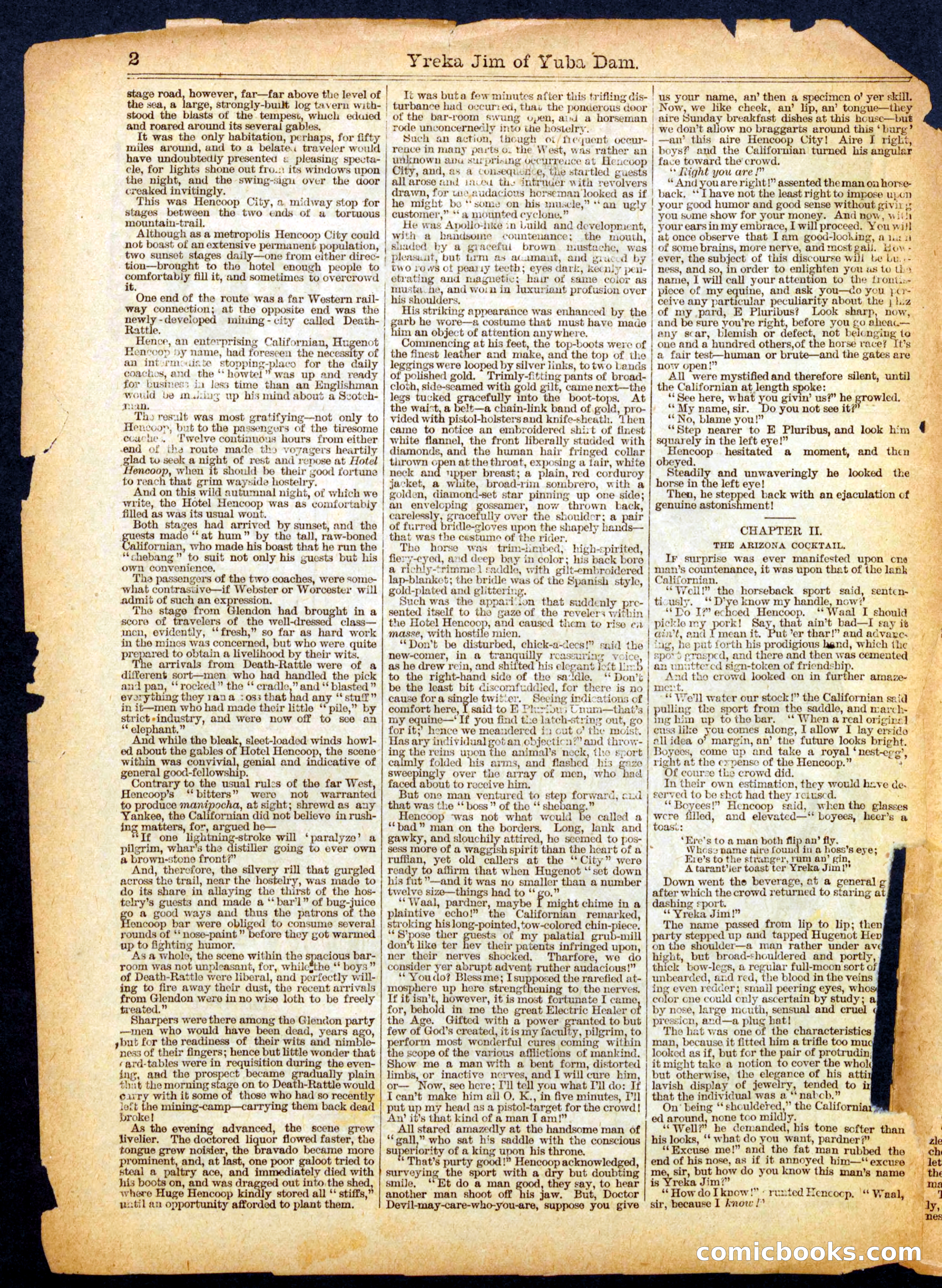 Beadle's Half Dime Library, No. 394 — page 2 of 16
