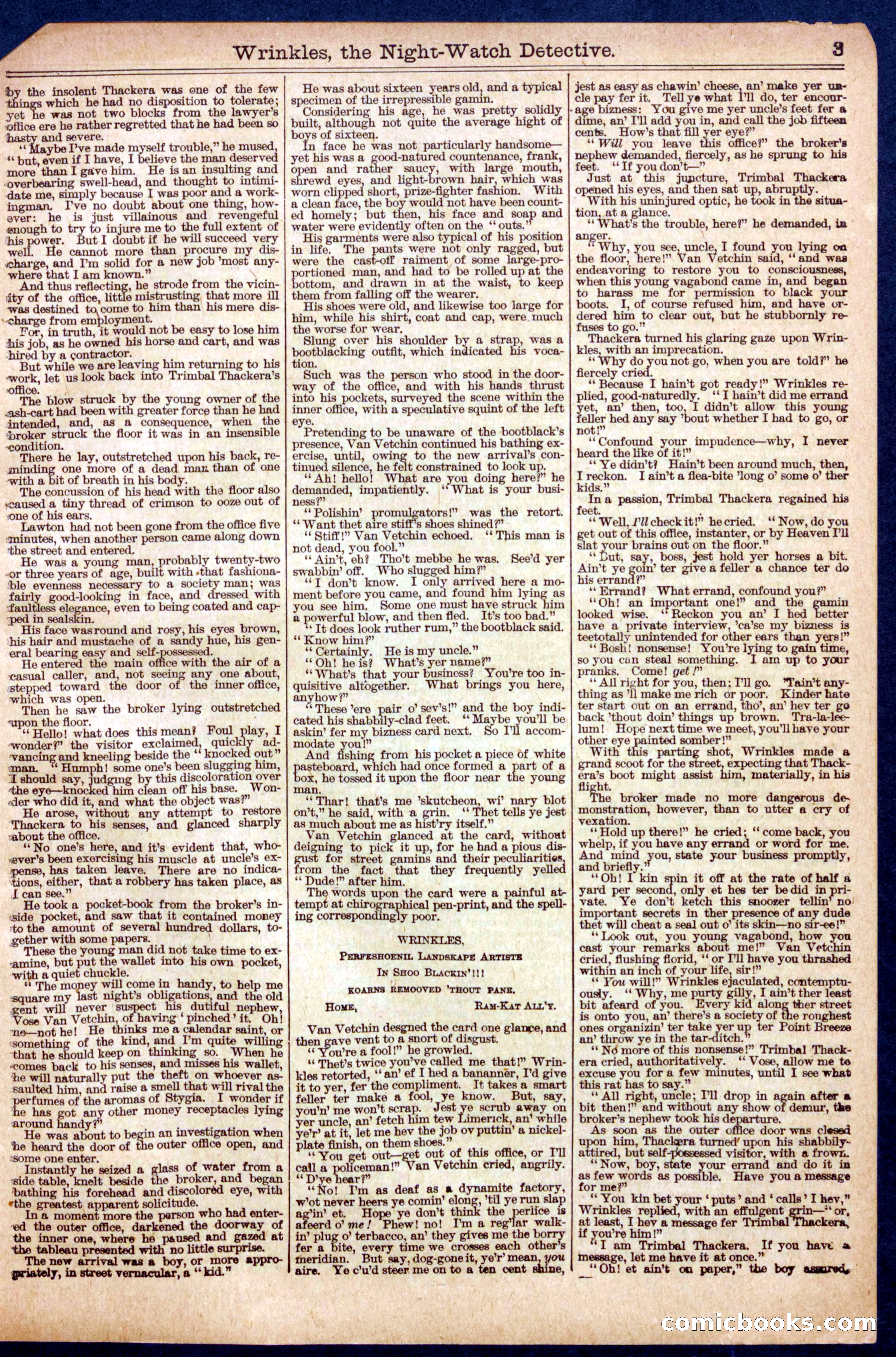 Beadle's Half Dime Library No. 400 — page 3 of 16