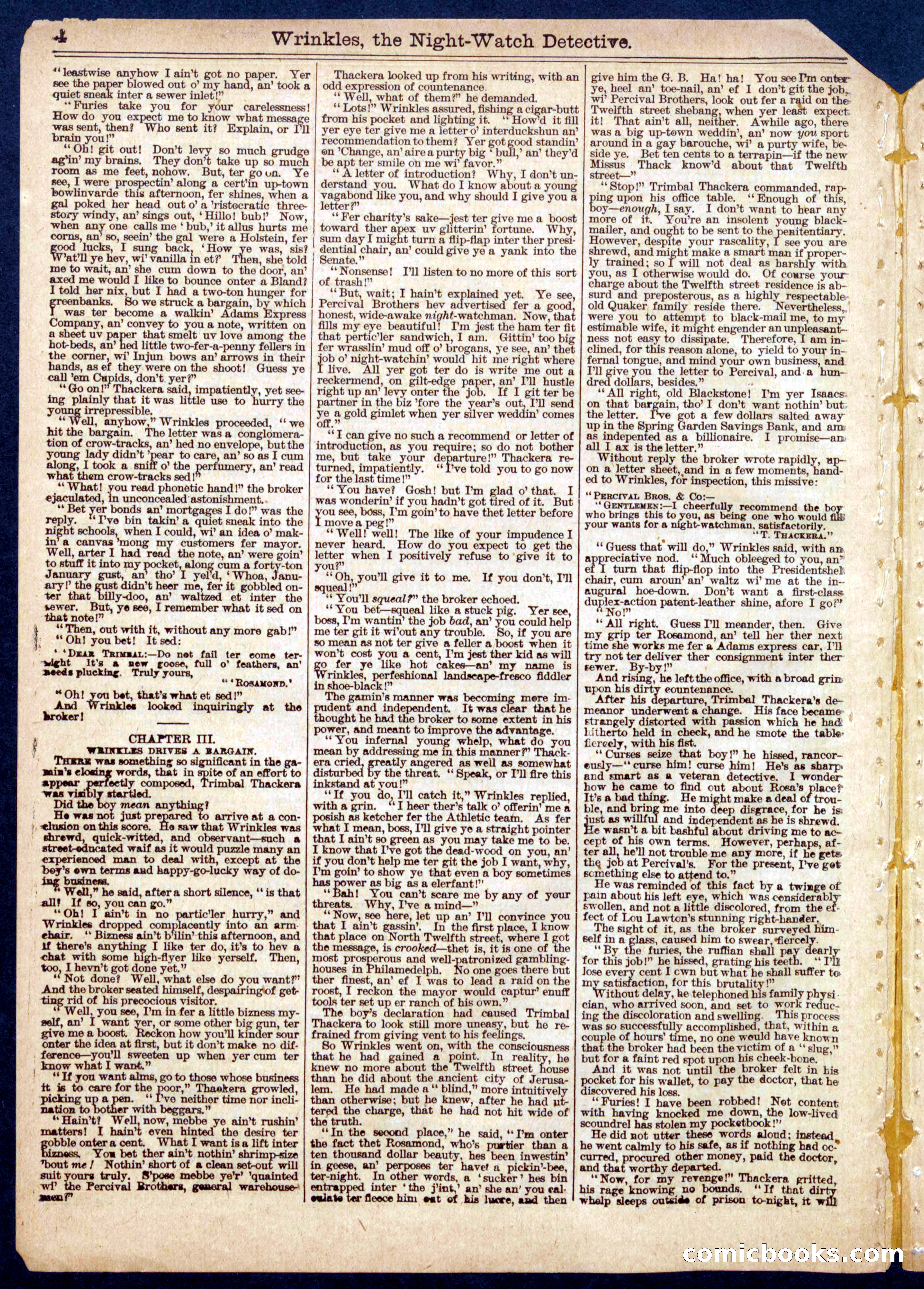 Beadle's Half Dime Library No. 400 — page 4 of 16
