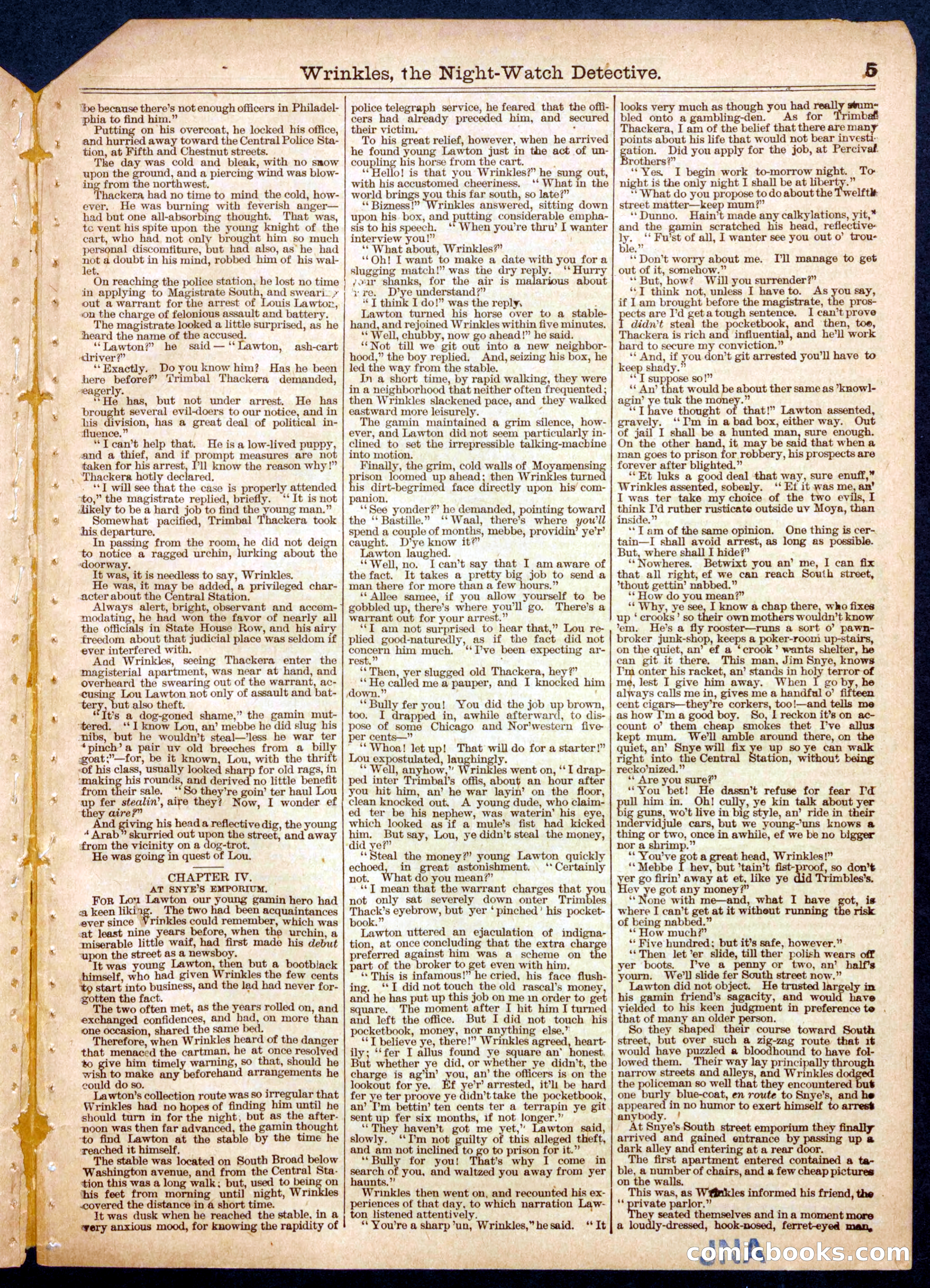 Beadle's Half Dime Library No. 400 — page 5 of 16