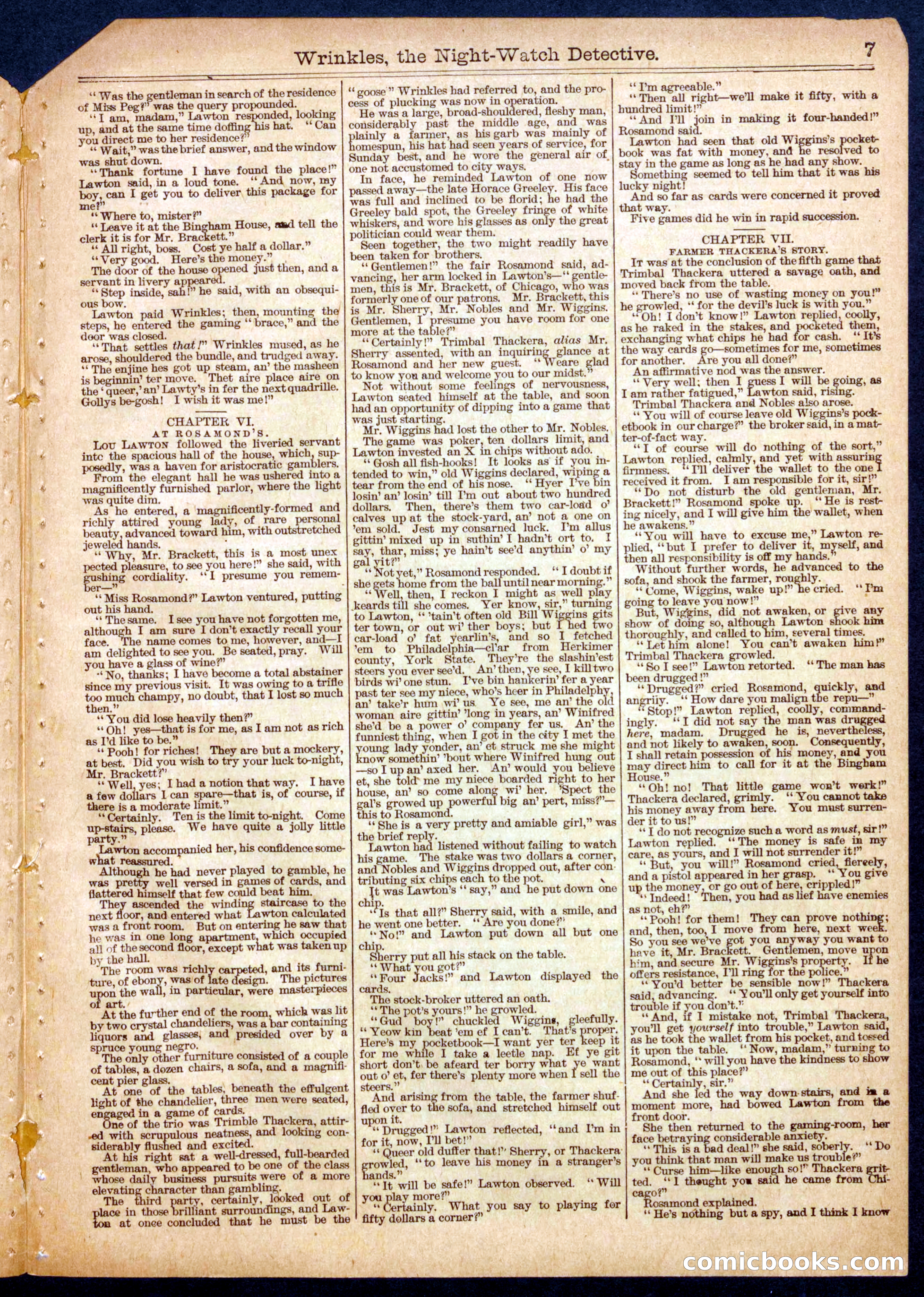 Beadle's Half Dime Library No. 400 — page 7 of 16