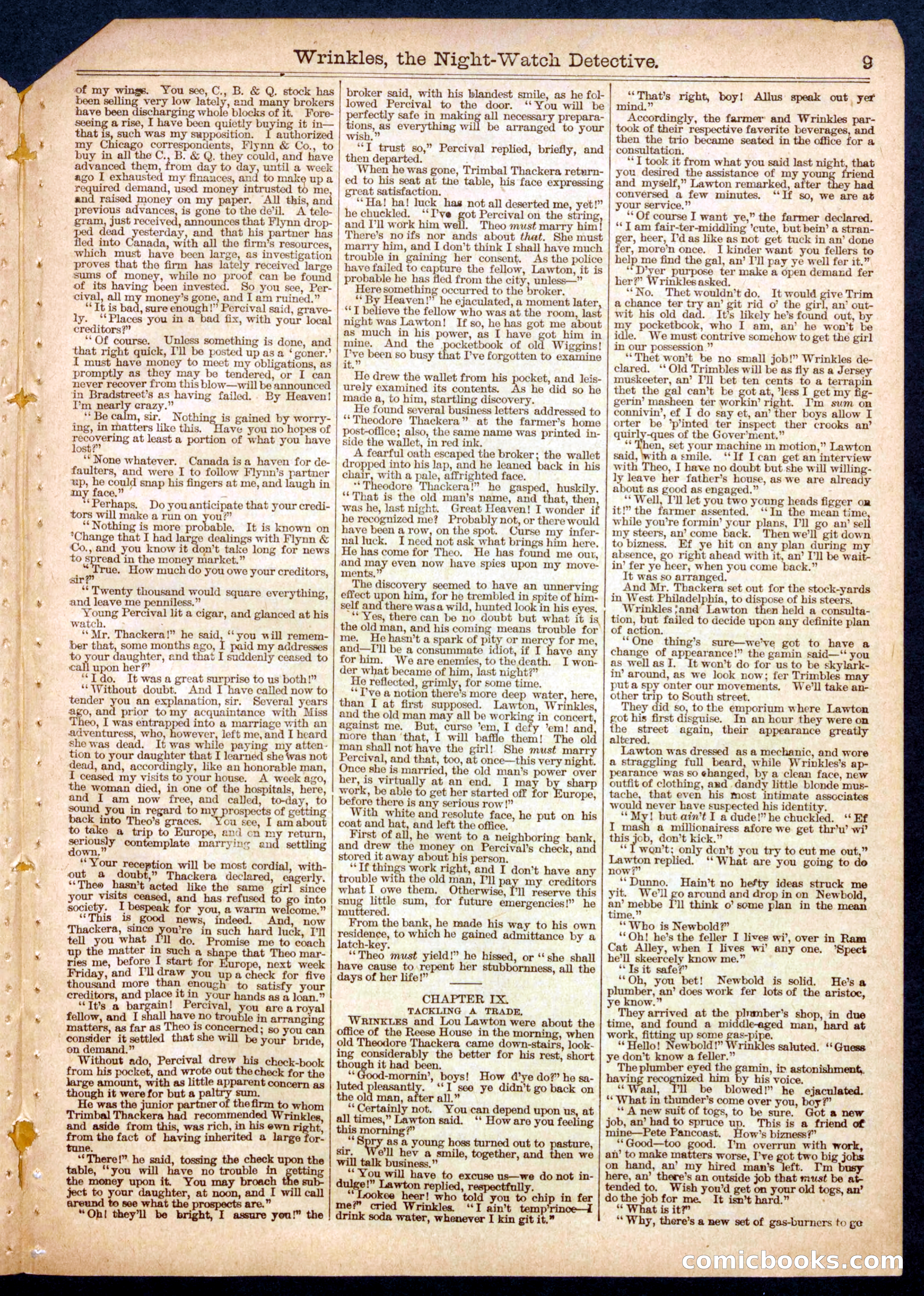 Beadle's Half Dime Library No. 400 — page 9 of 16