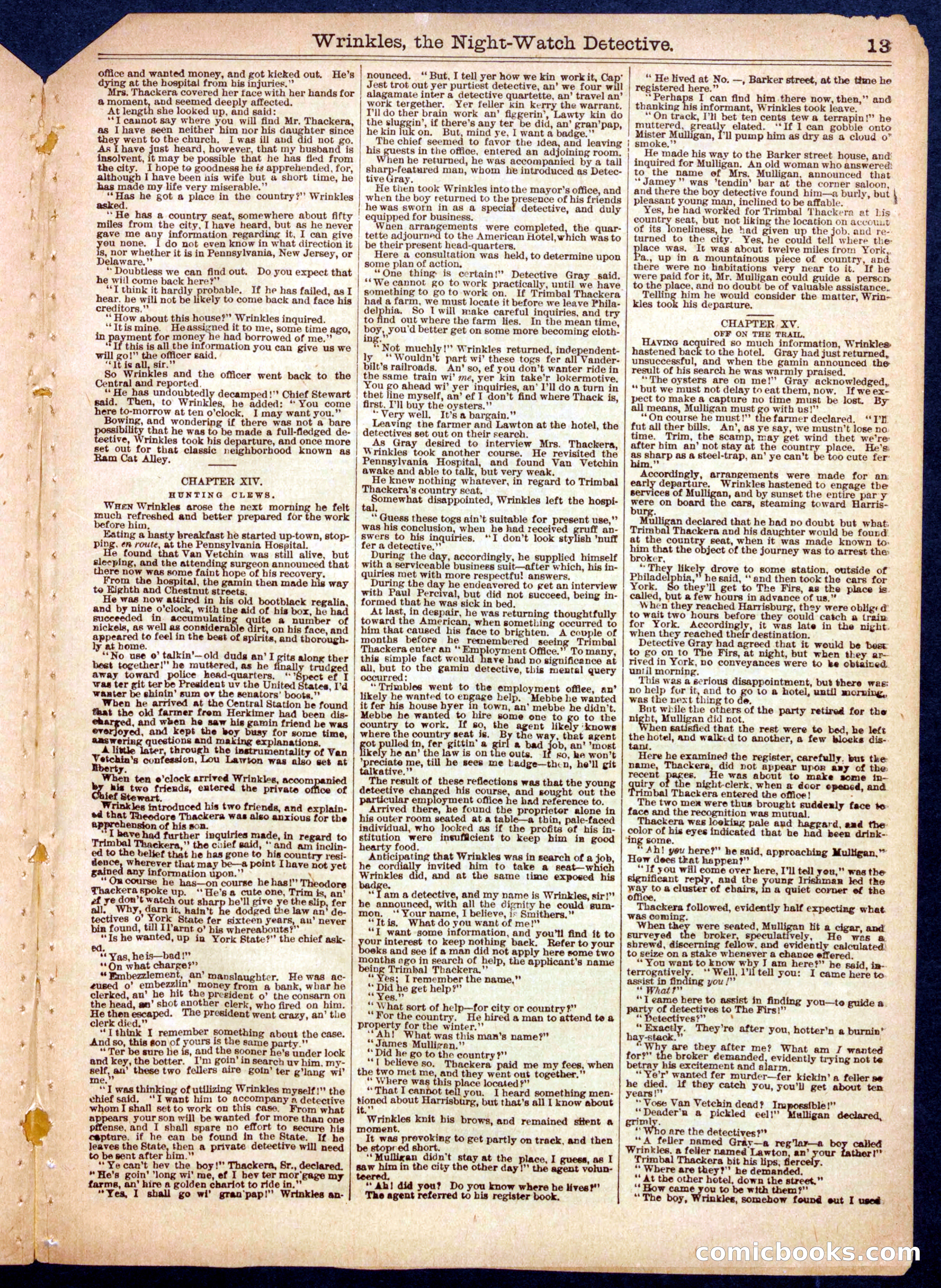 Beadle's Half Dime Library No. 400 — page 13 of 16